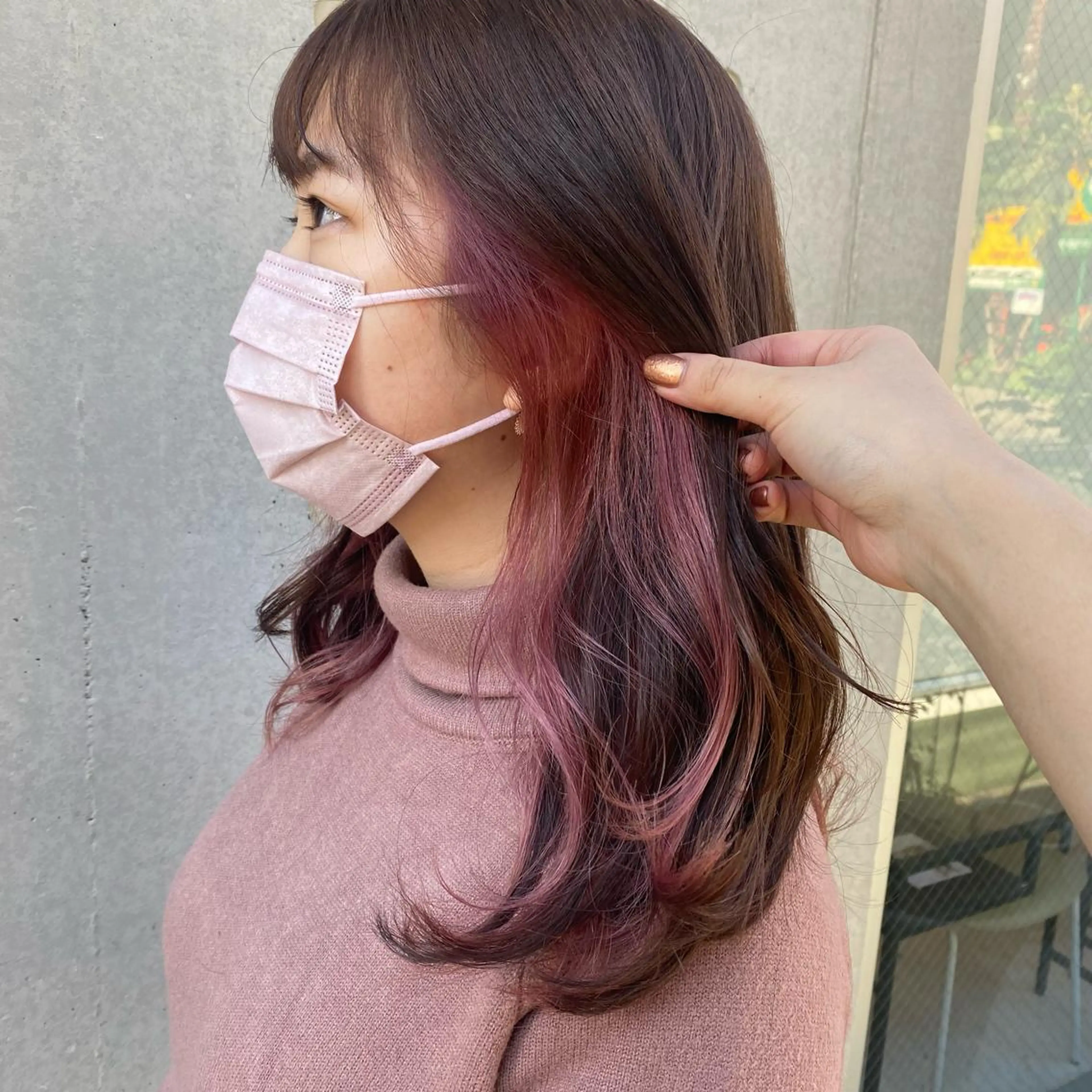 ミディアム カラー 🪭risa 暖色/レイヤー🪭のヘアスタイル