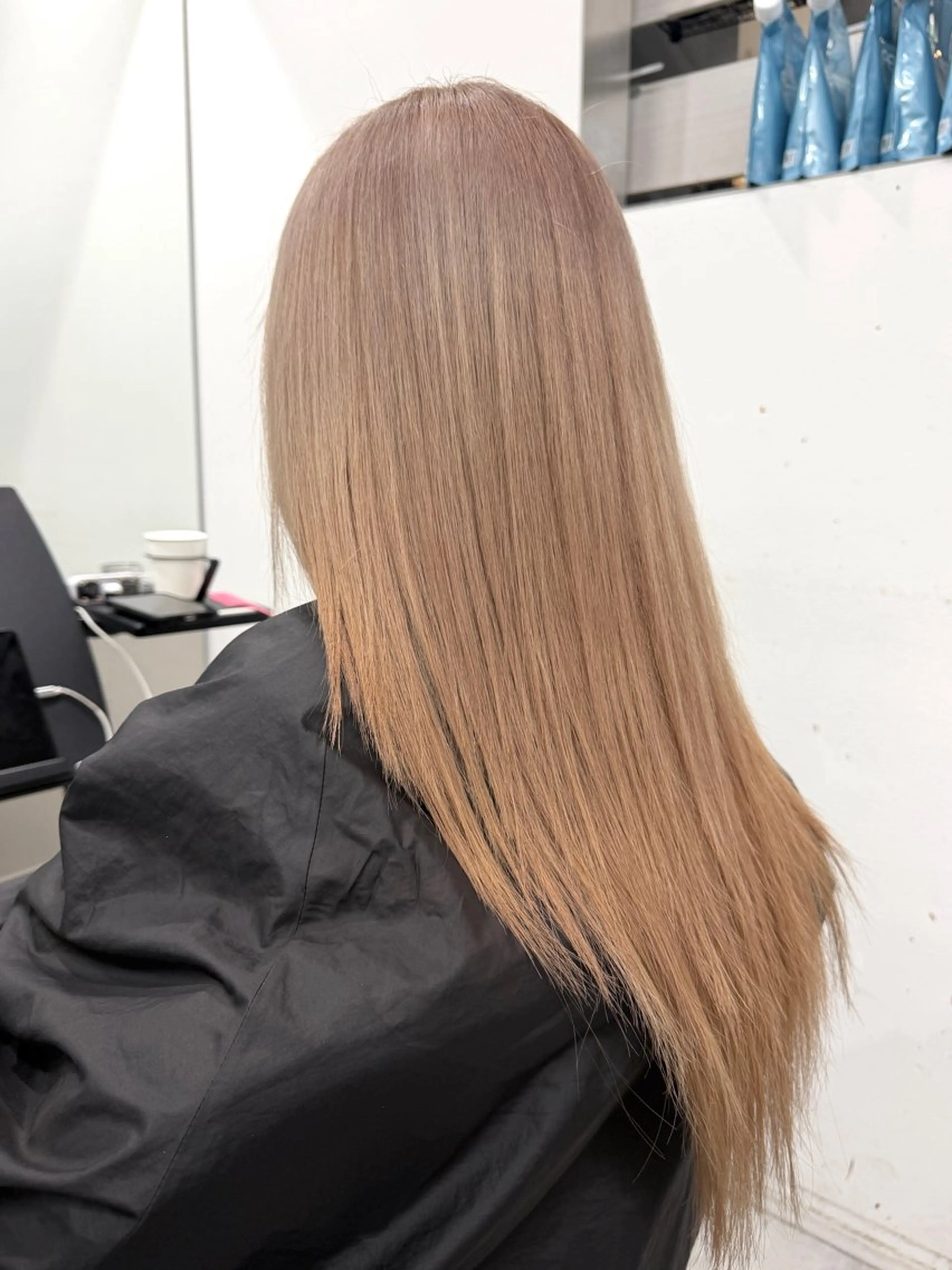 ロング カラー ヘアカラー トリートメント Kotoko🖤/海 外/バレイヤージュのヘアスタイル