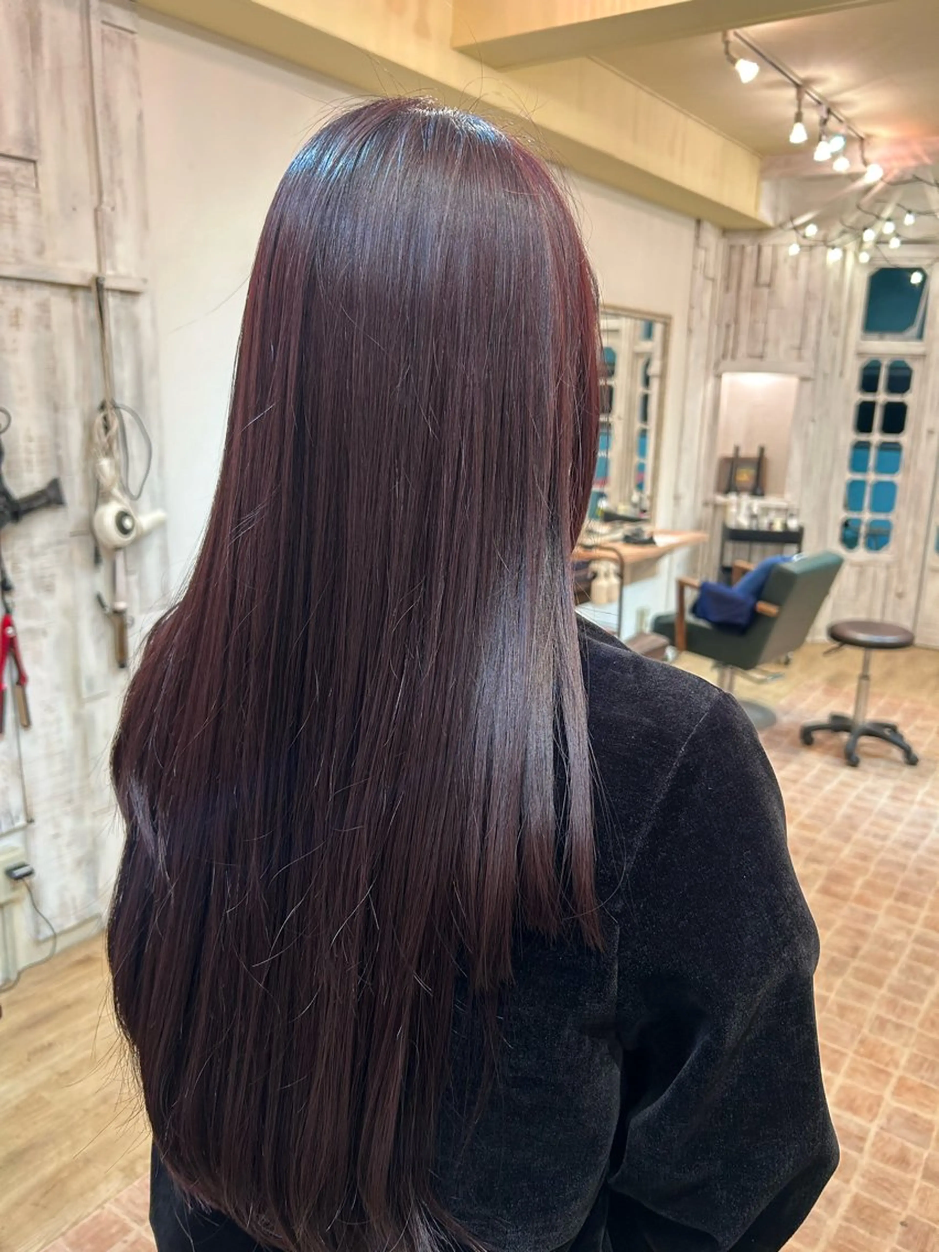 ロング ヘアカラー 今村 茜のヘアスタイル
