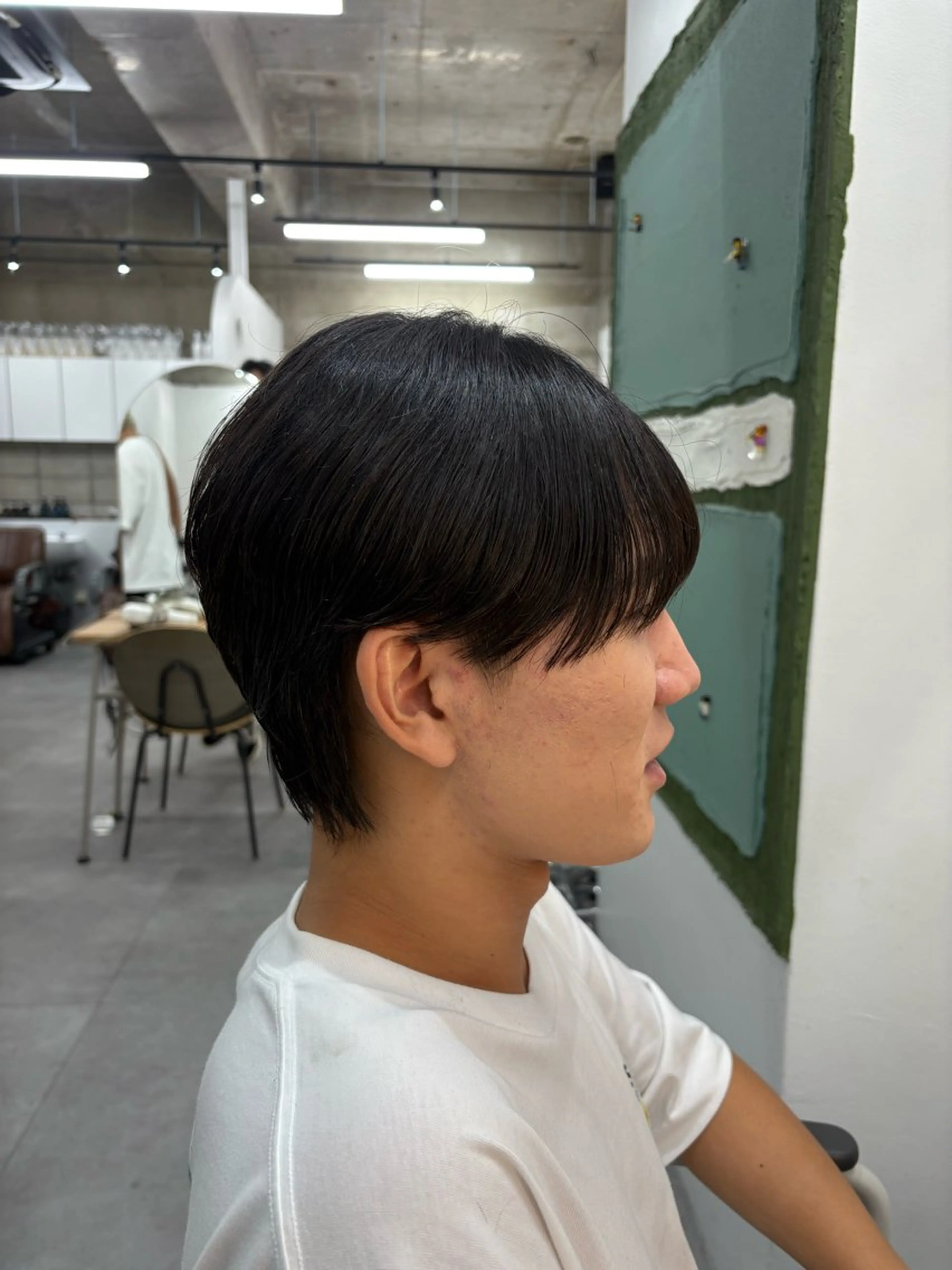 メンズ マッシュ シースルーマッシュ 中田 信太郎のヘアスタイル