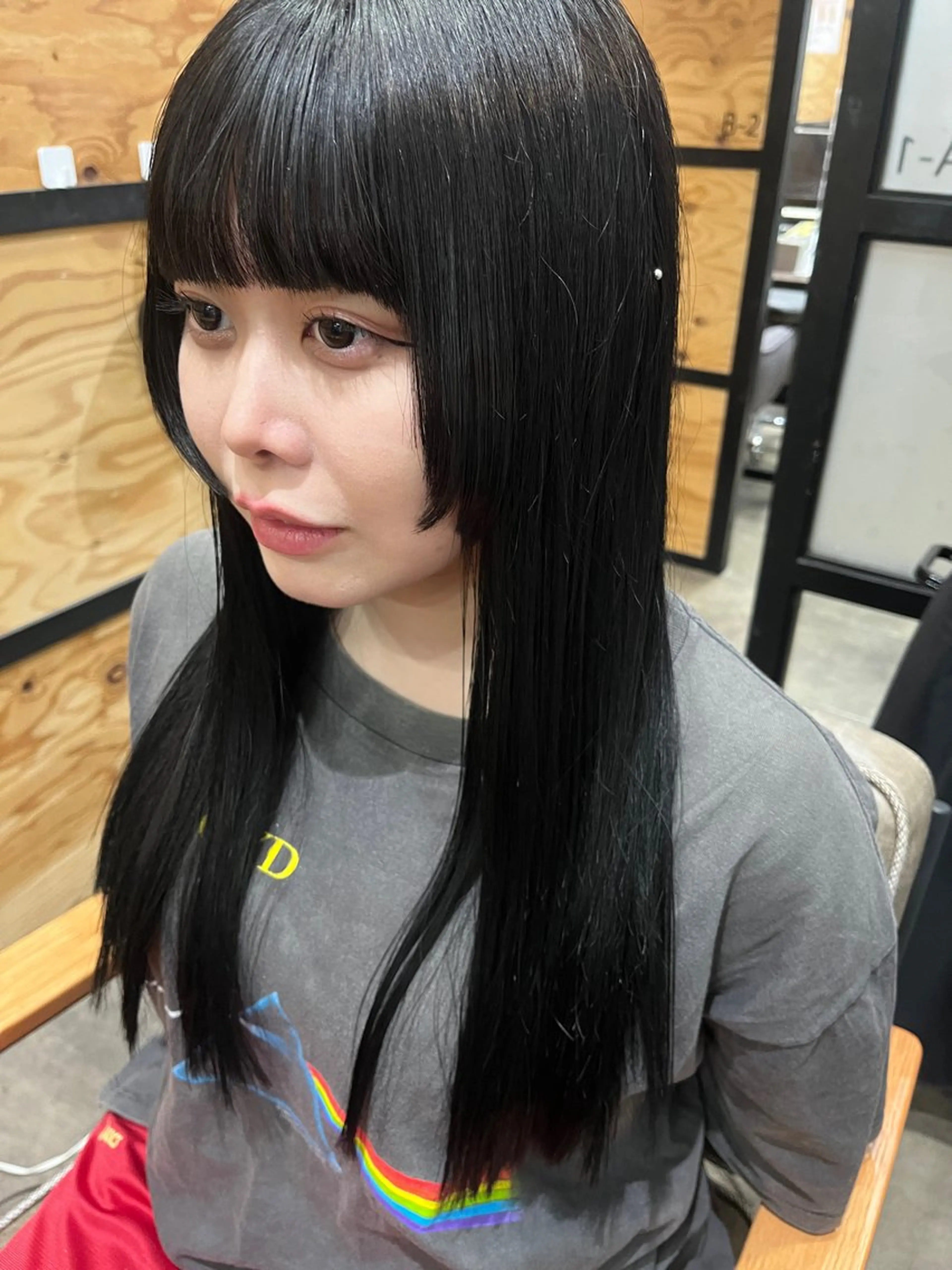 ロング カラー 久木原 ゆりのヘアスタイル