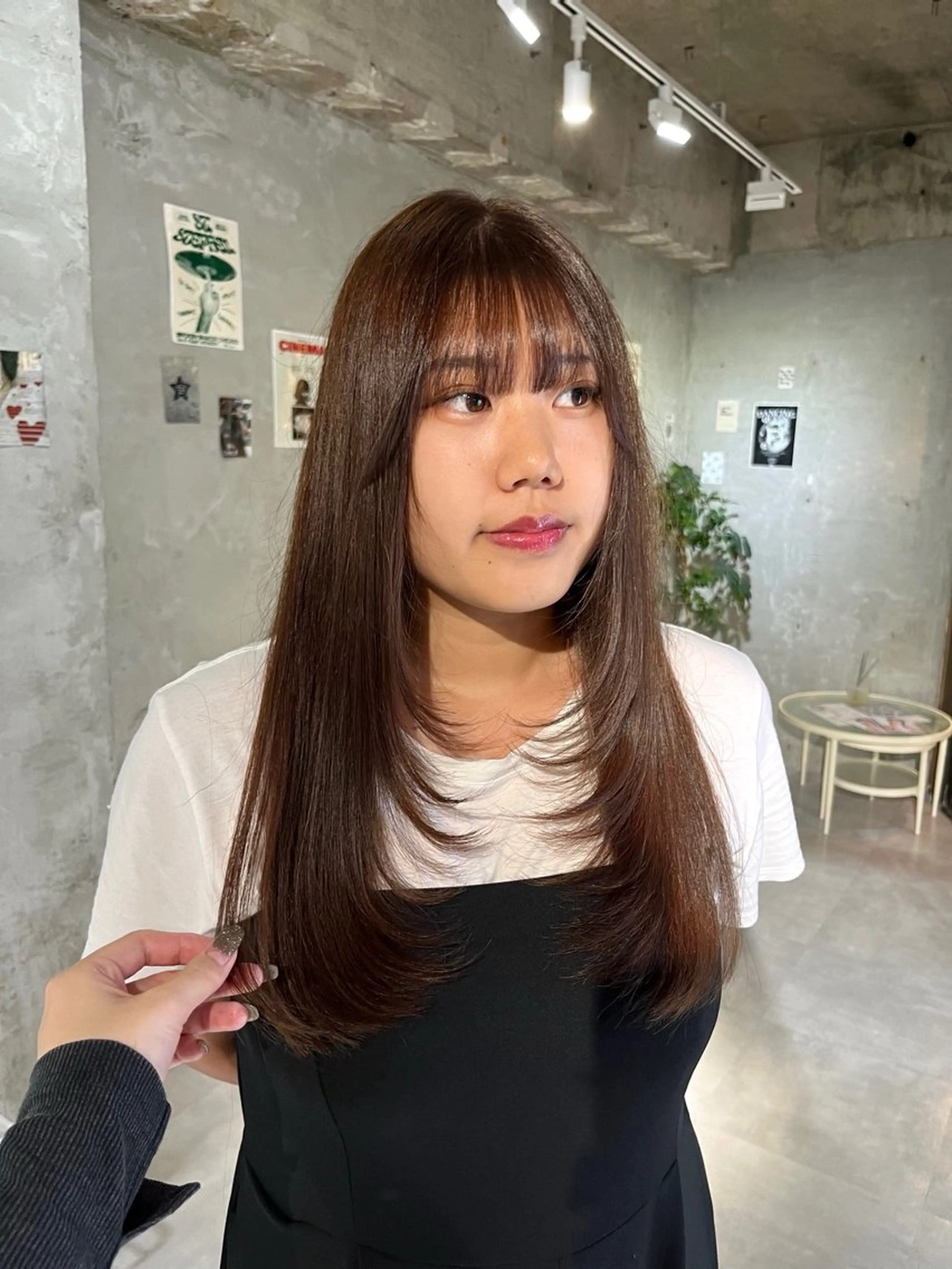 【4月限定🌸】カット+ケアカラー+3stepトリートメント🫧の写真