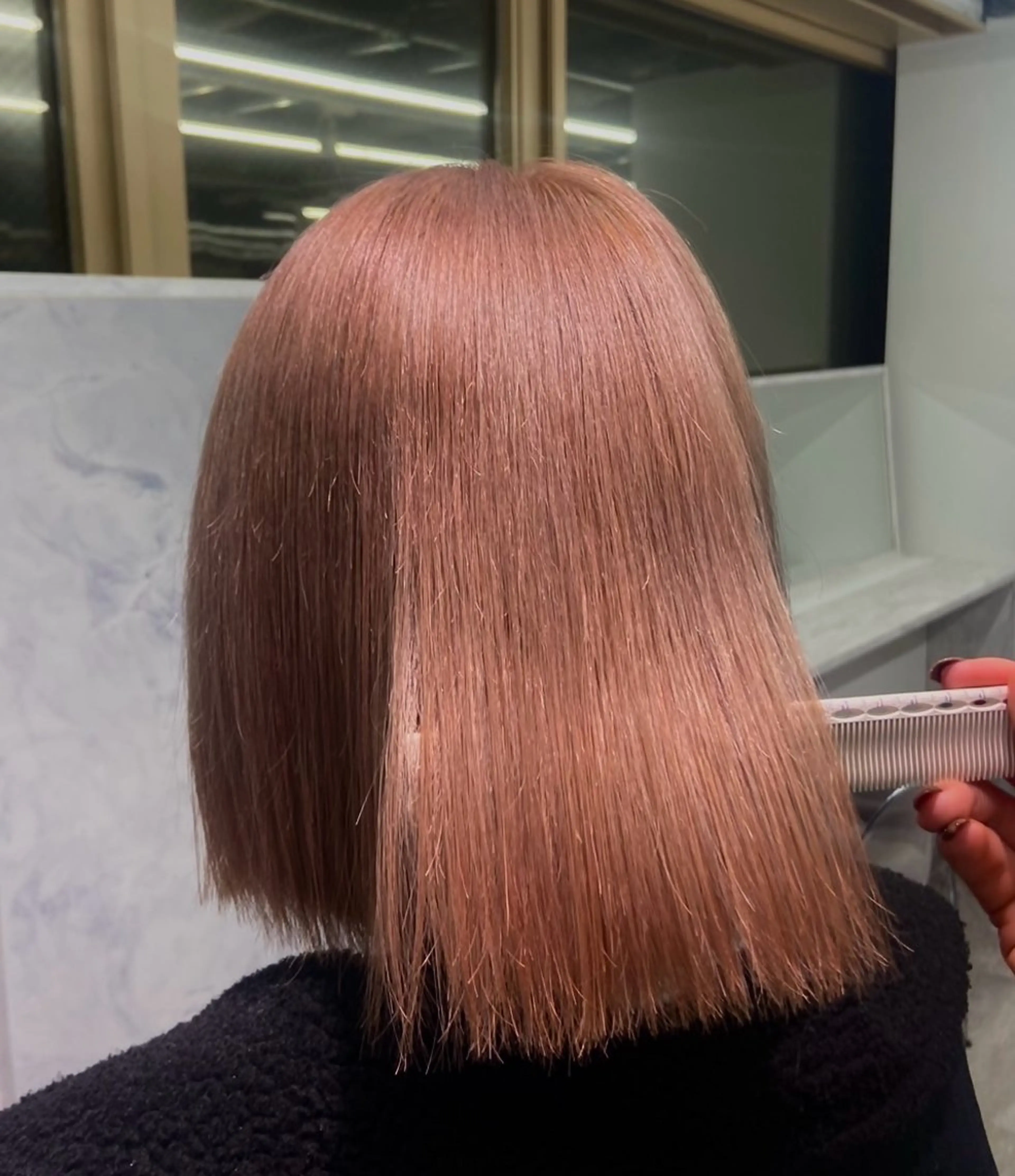 ショート カラー ブリーチ エクステ ヘアカラー エクステ 渋谷/ハイトーン/ プルエクステ/大和のヘアスタイル