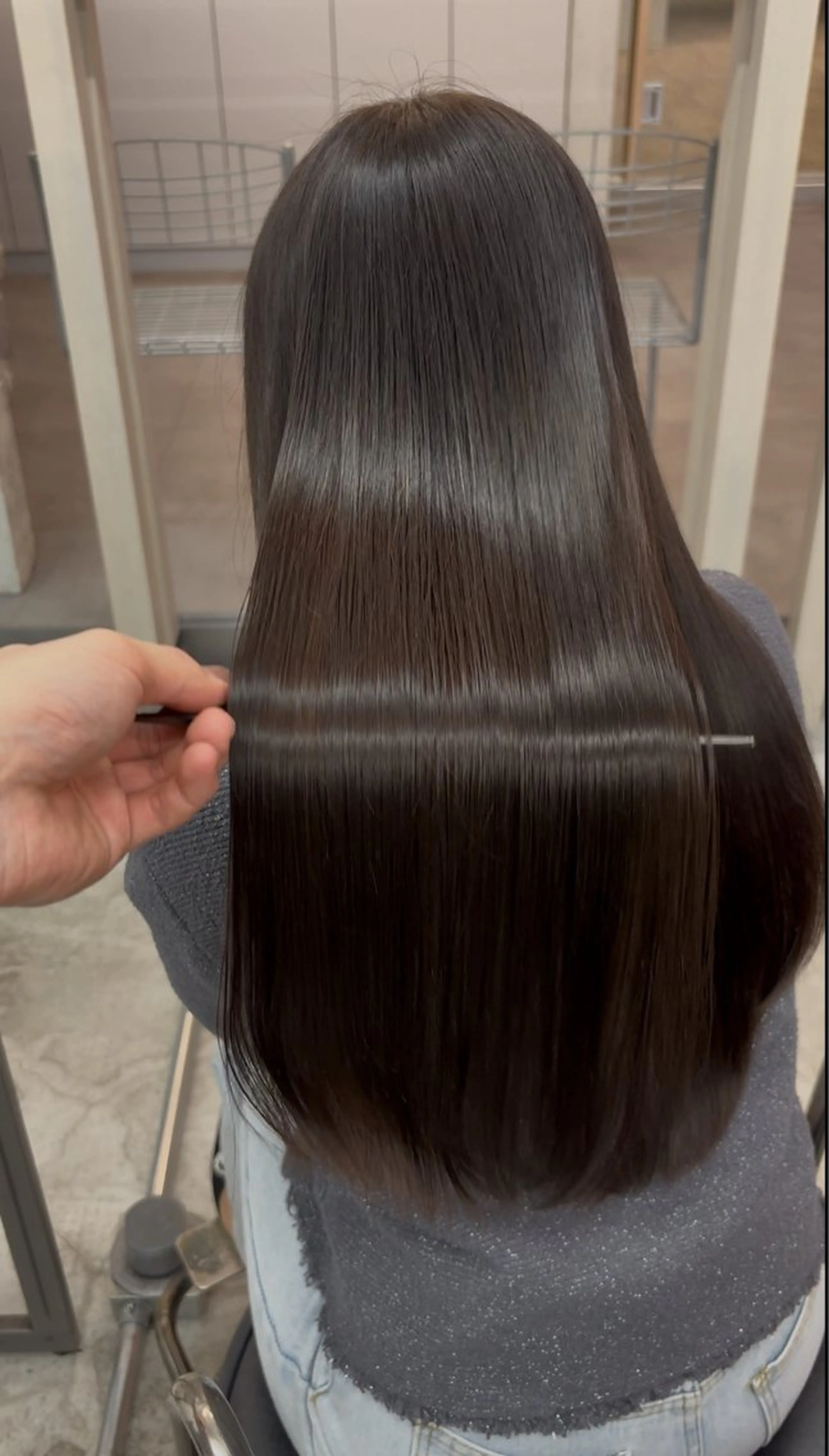 ロング ヘアカラー トリートメント Masu 美髪特化美容師のヘアスタイル