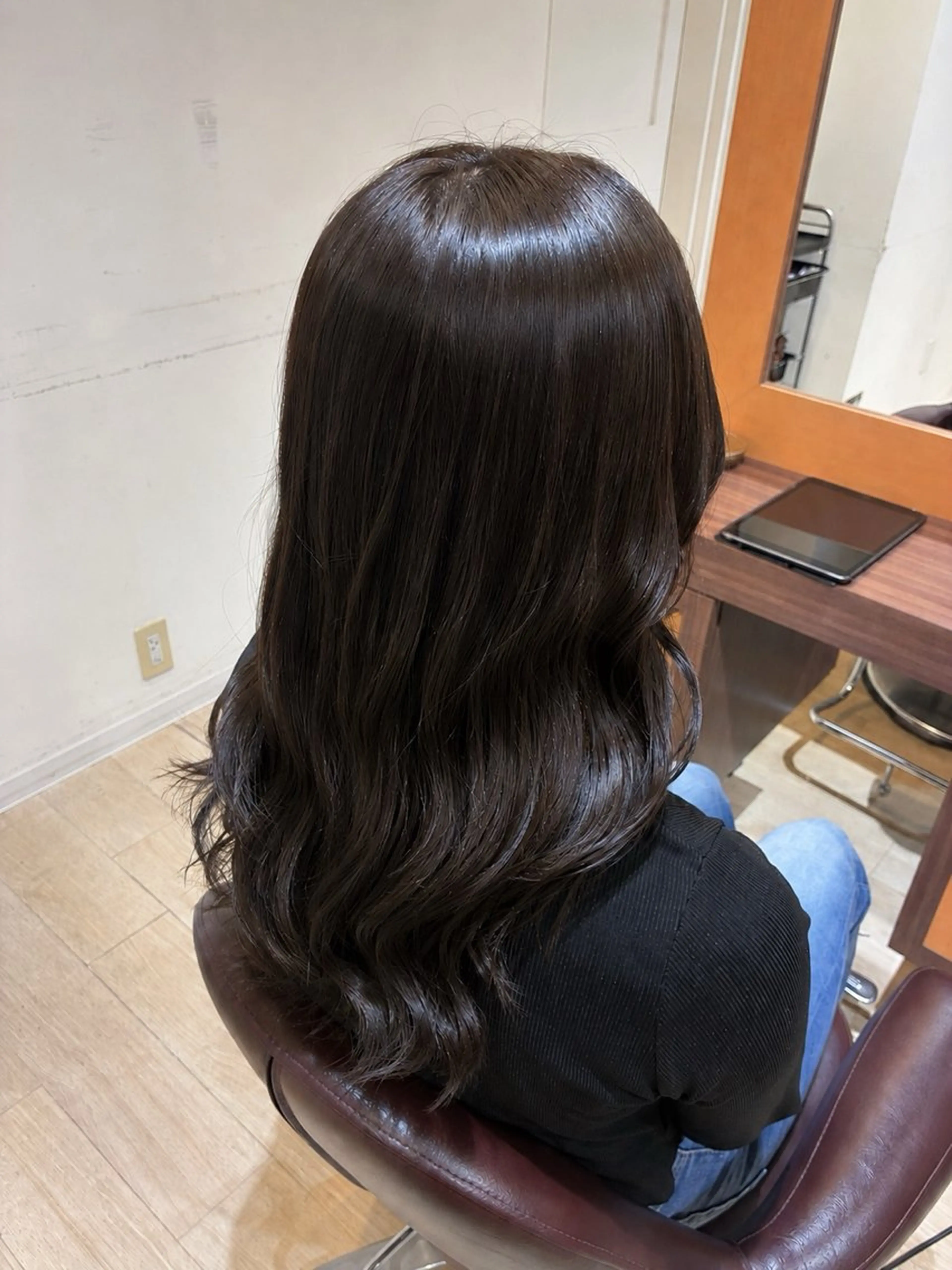 セミロング ヘアカラー Orque kazuneのヘアスタイル