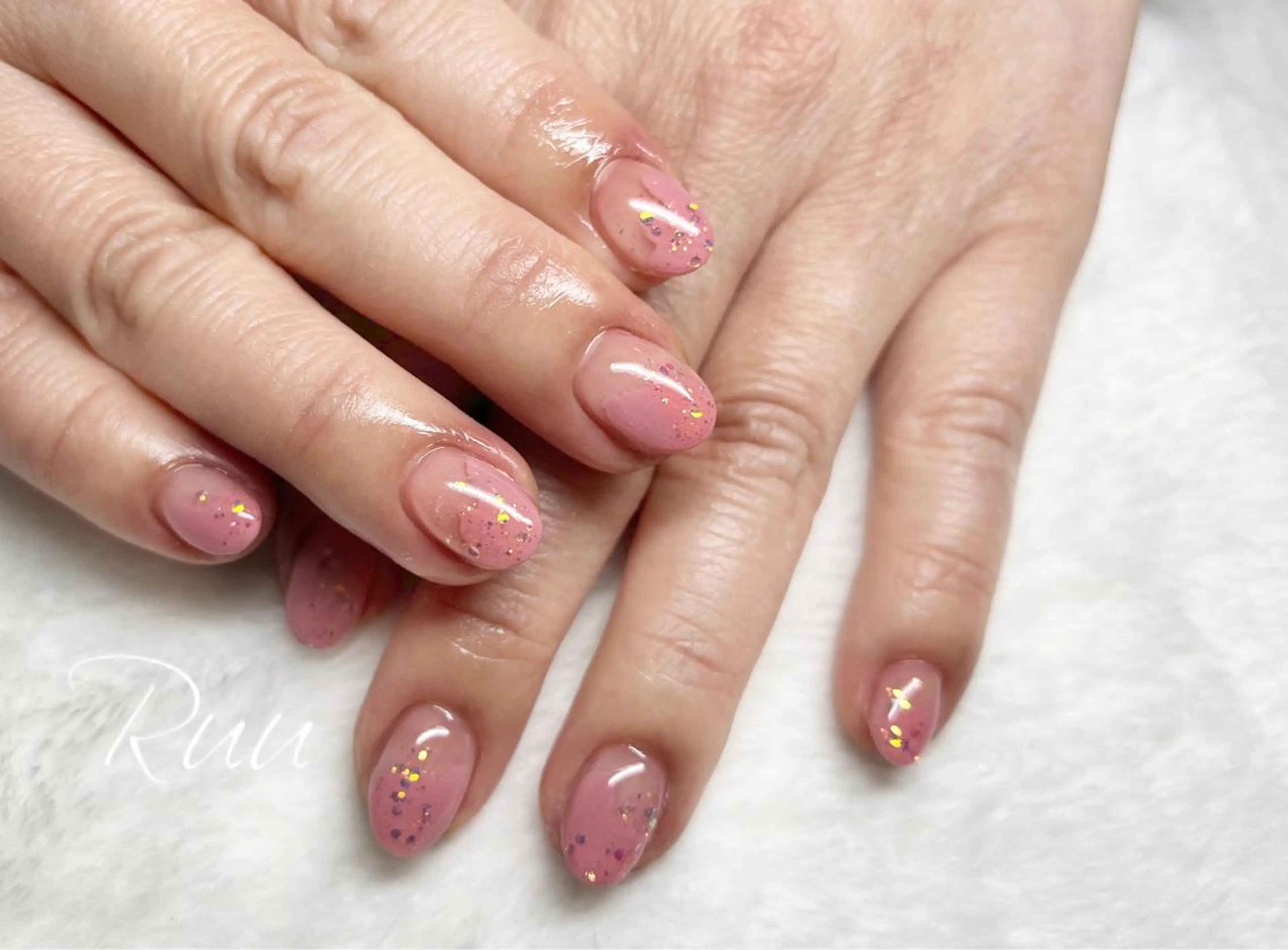ネイル アートネイル フットネイル フレンチネイル キラキラネイル 韓国ネイル Nail salon Ruuのネイルデザイン