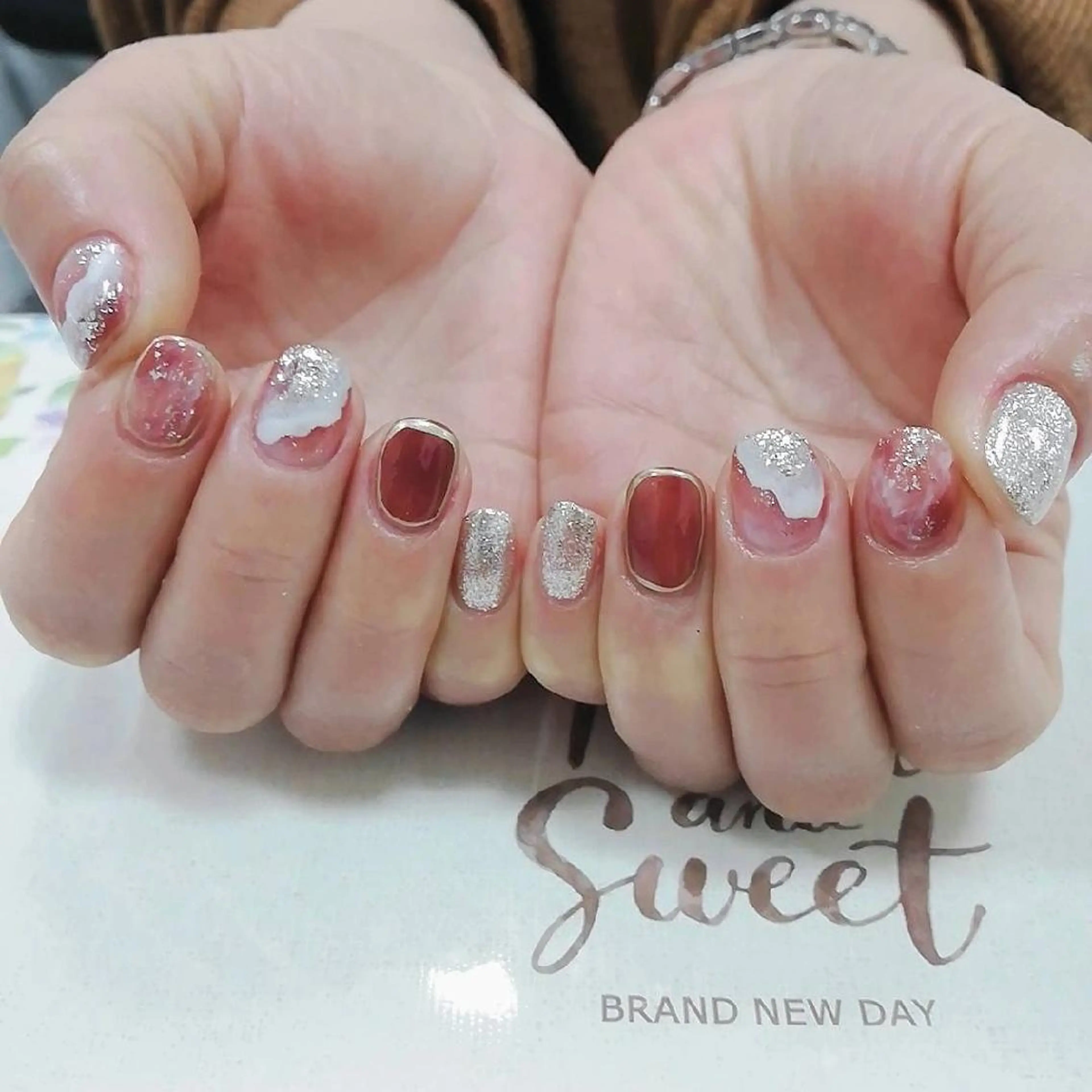 カラー ネイル 横浜市中区曙町 E·U·Bネイルのネイルデザイン