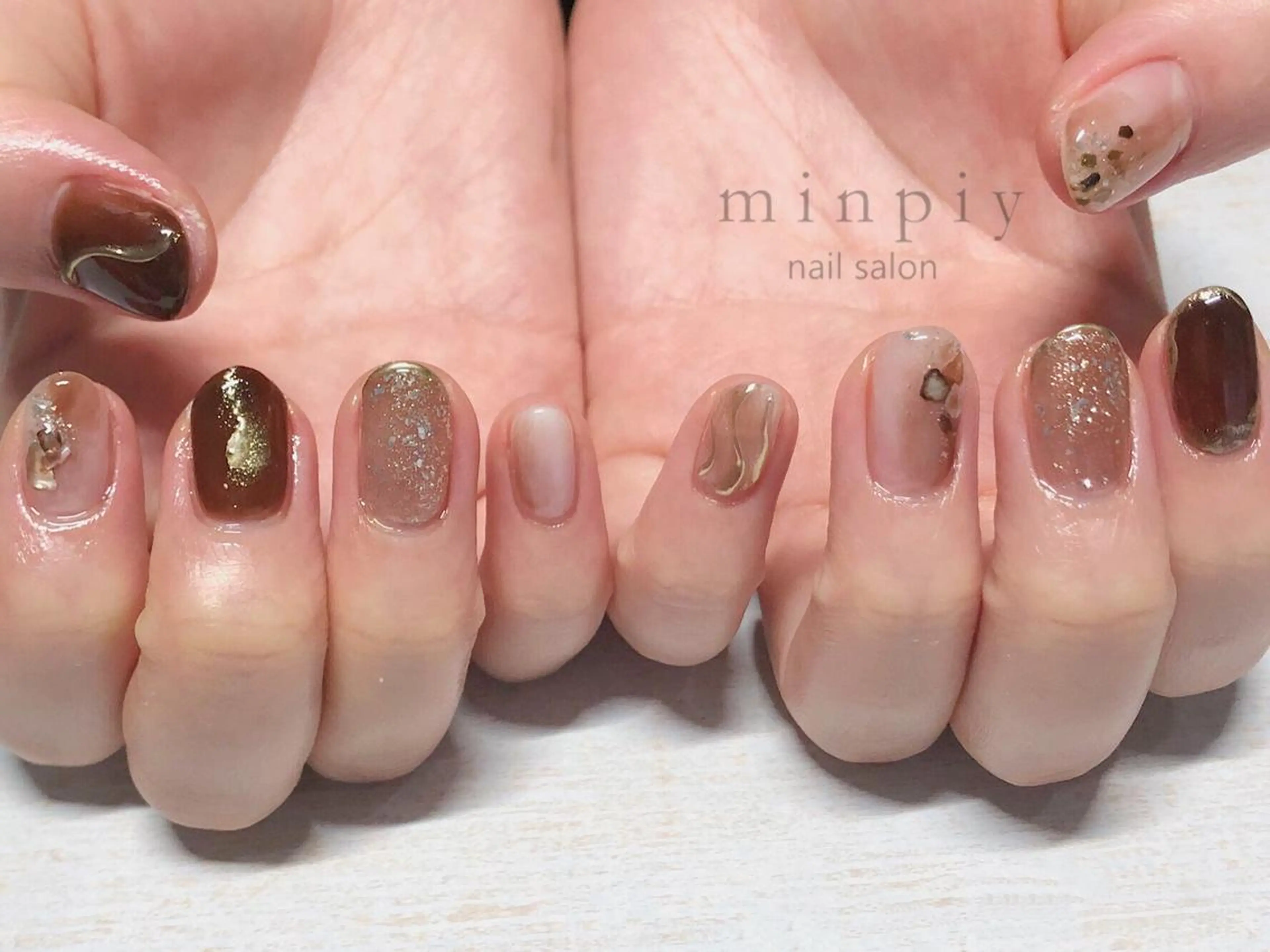 ネイル 𖡼 yumenoのネイルデザイン