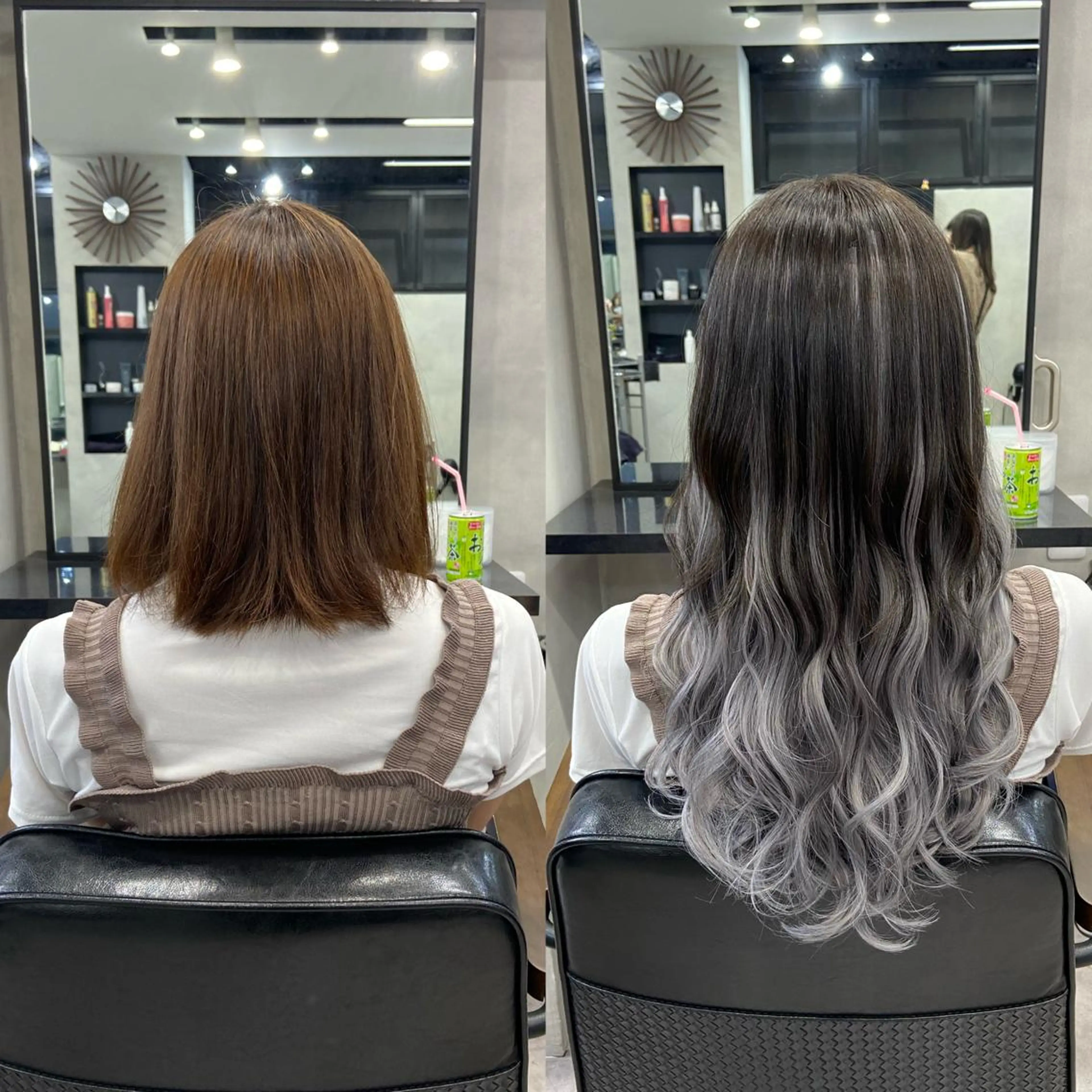セミロング カラー ヘアアレンジ ar+ ❤︎ maiのヘアスタイル