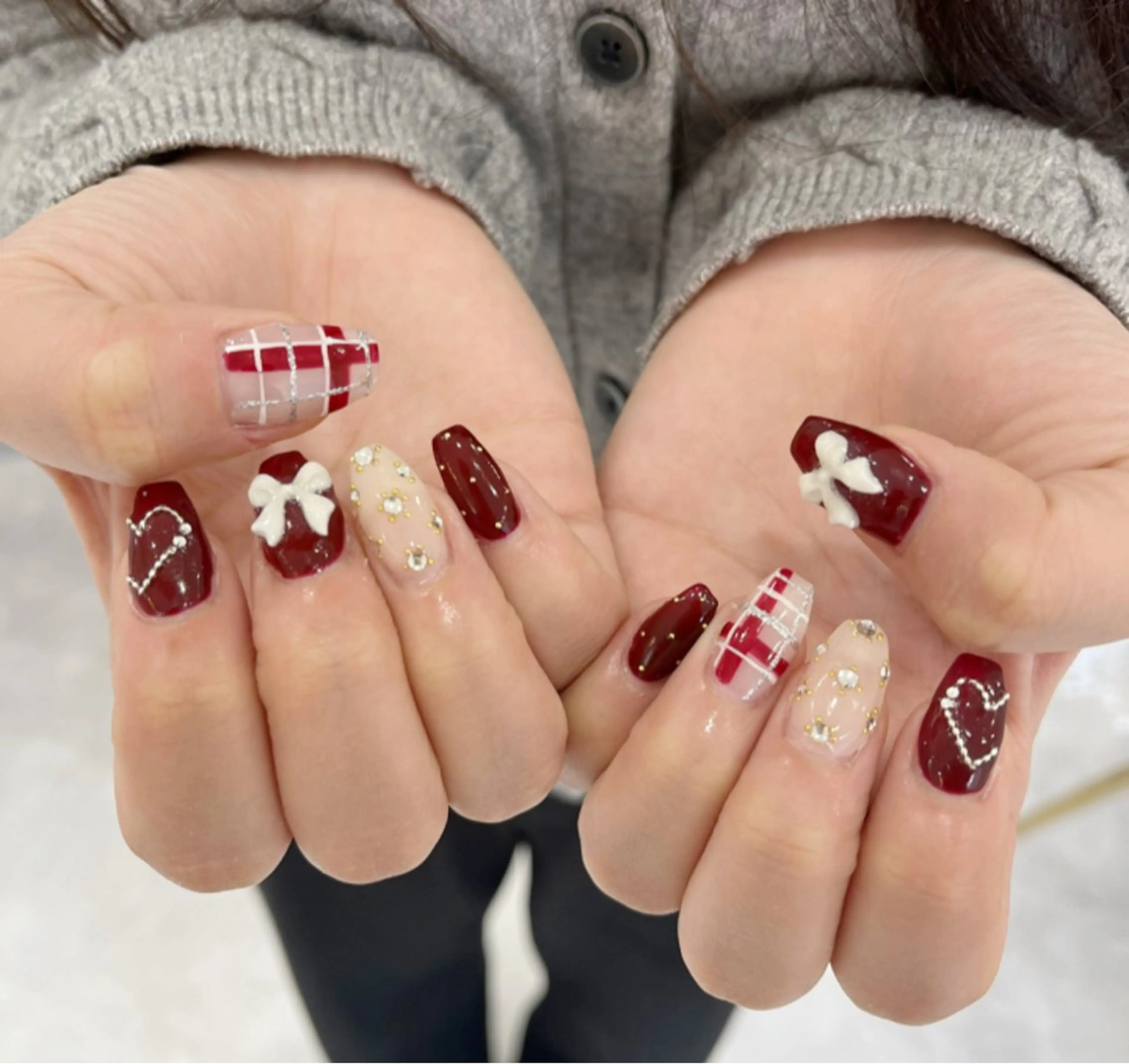 ネイル 長さ出し フットネイル ジェルネイル 韓国ネイル マグネットネイル #Amin nail salonのネイルデザイン