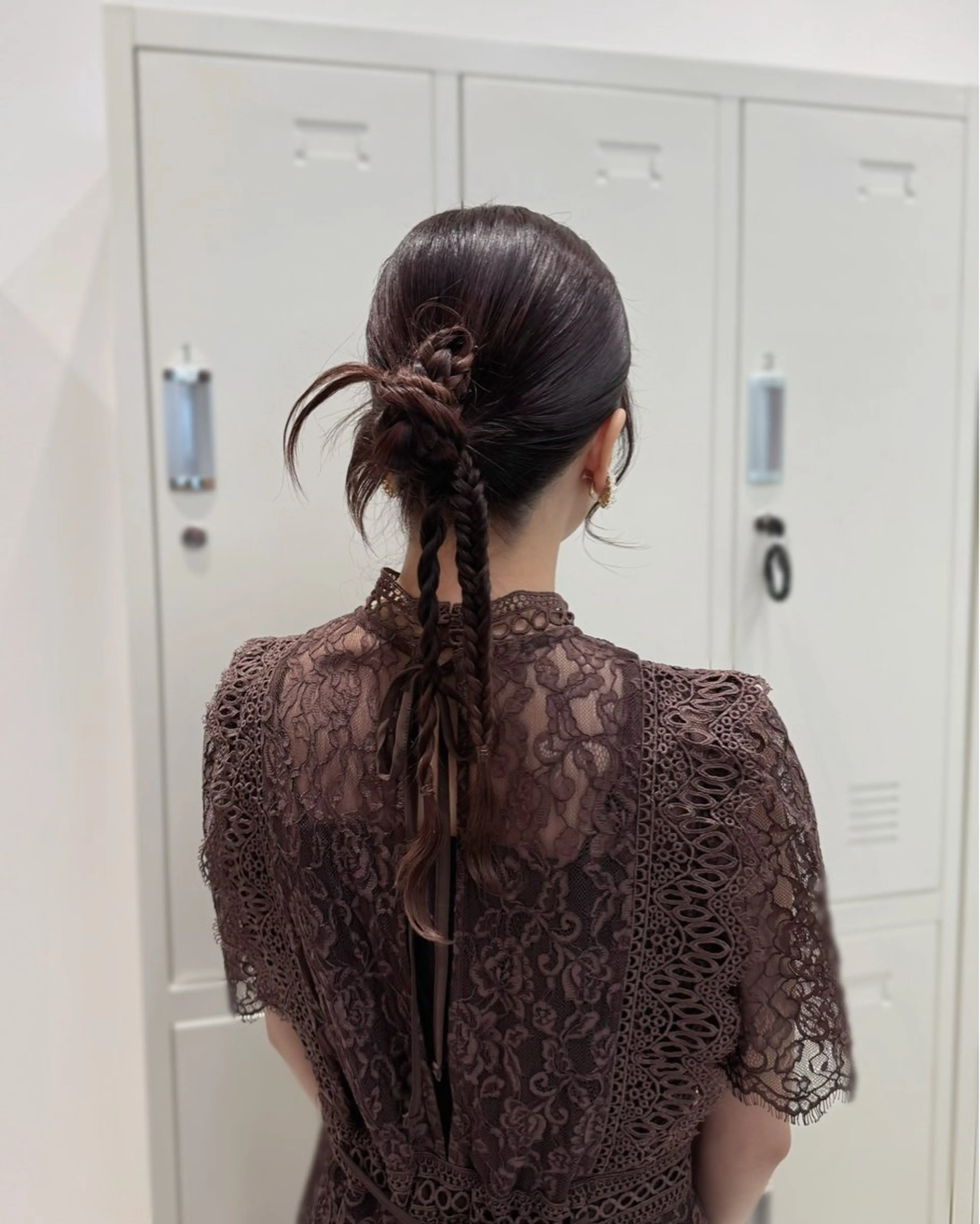 ロング ヘアアレンジ ヘアセット 縮毛矯正+モテカラー 🎀✨MIHOのヘアスタイル