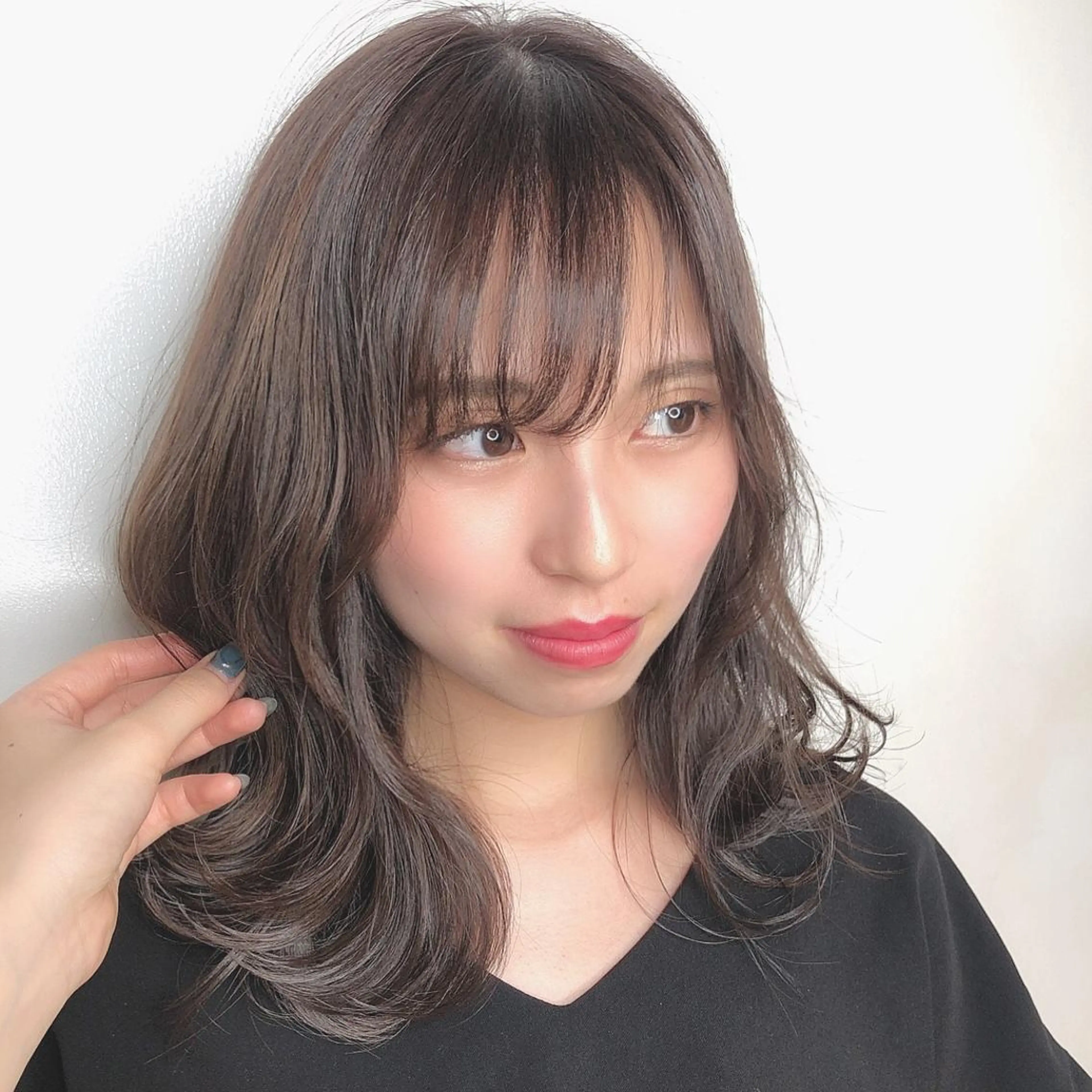 ミディアム カラー ヘアアレンジ マツエク・マツパ カット ヘアカラー トリートメント 透明感カラー🫧ヘア セット🫧松本菜月の眉毛・アイブロウイメージ