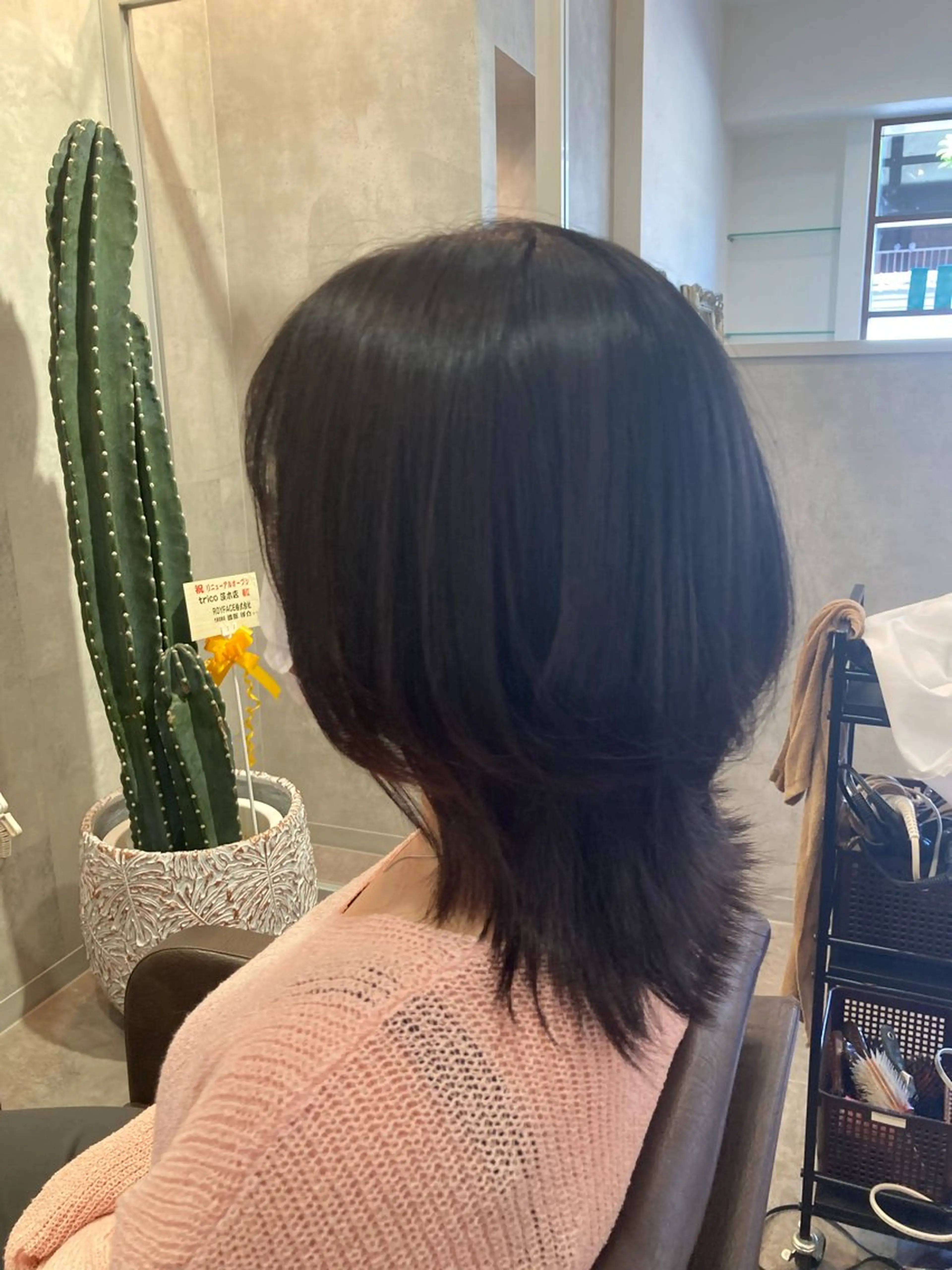 ミディアム ぱく みやんのヘアスタイル