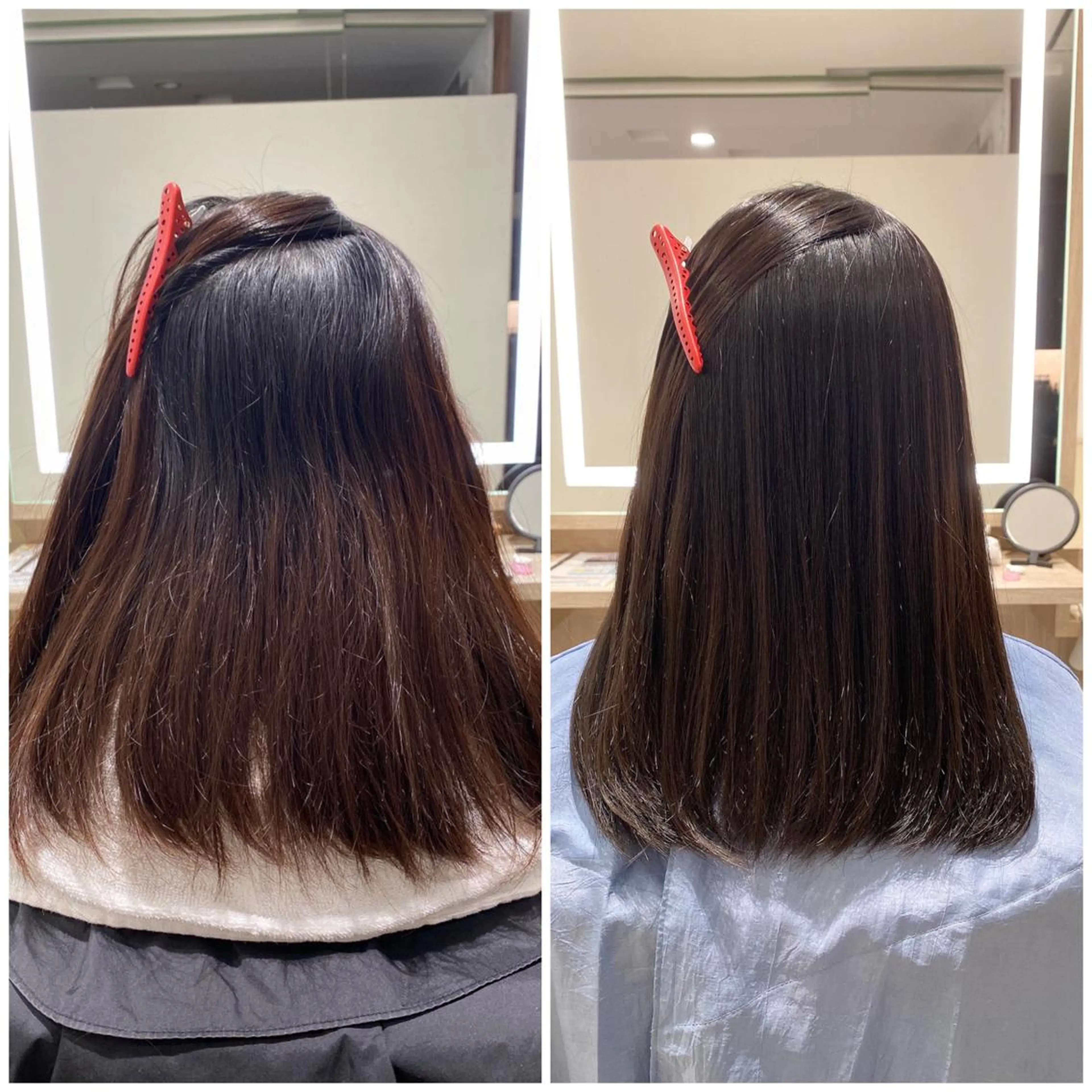 セミロング カラー カット トリートメント ヘッドスパ 韓国レイヤー/ 顔周り💕田中将吾のヘアスタイル