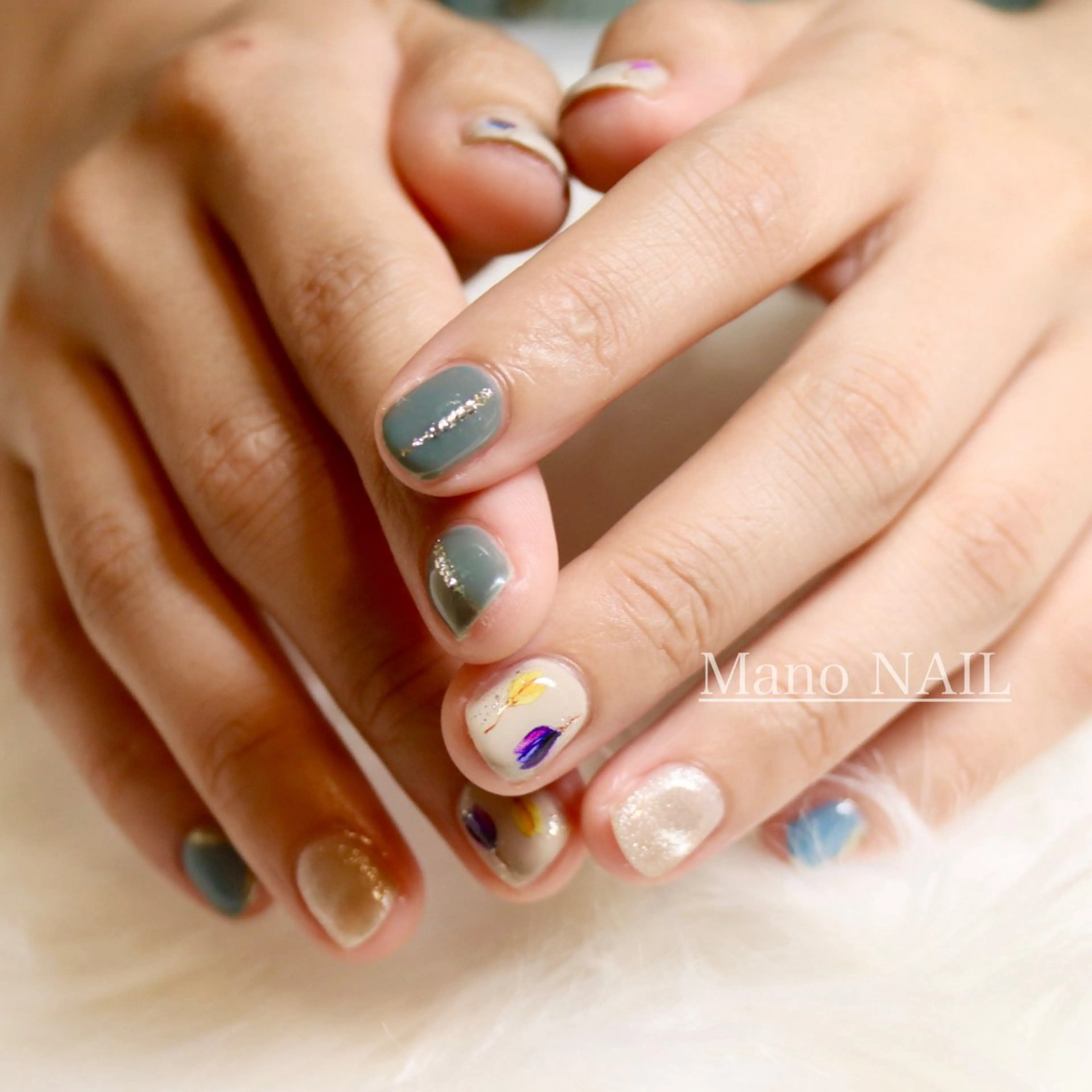 ネイル 春ネイル Mano NAILのネイルデザイン