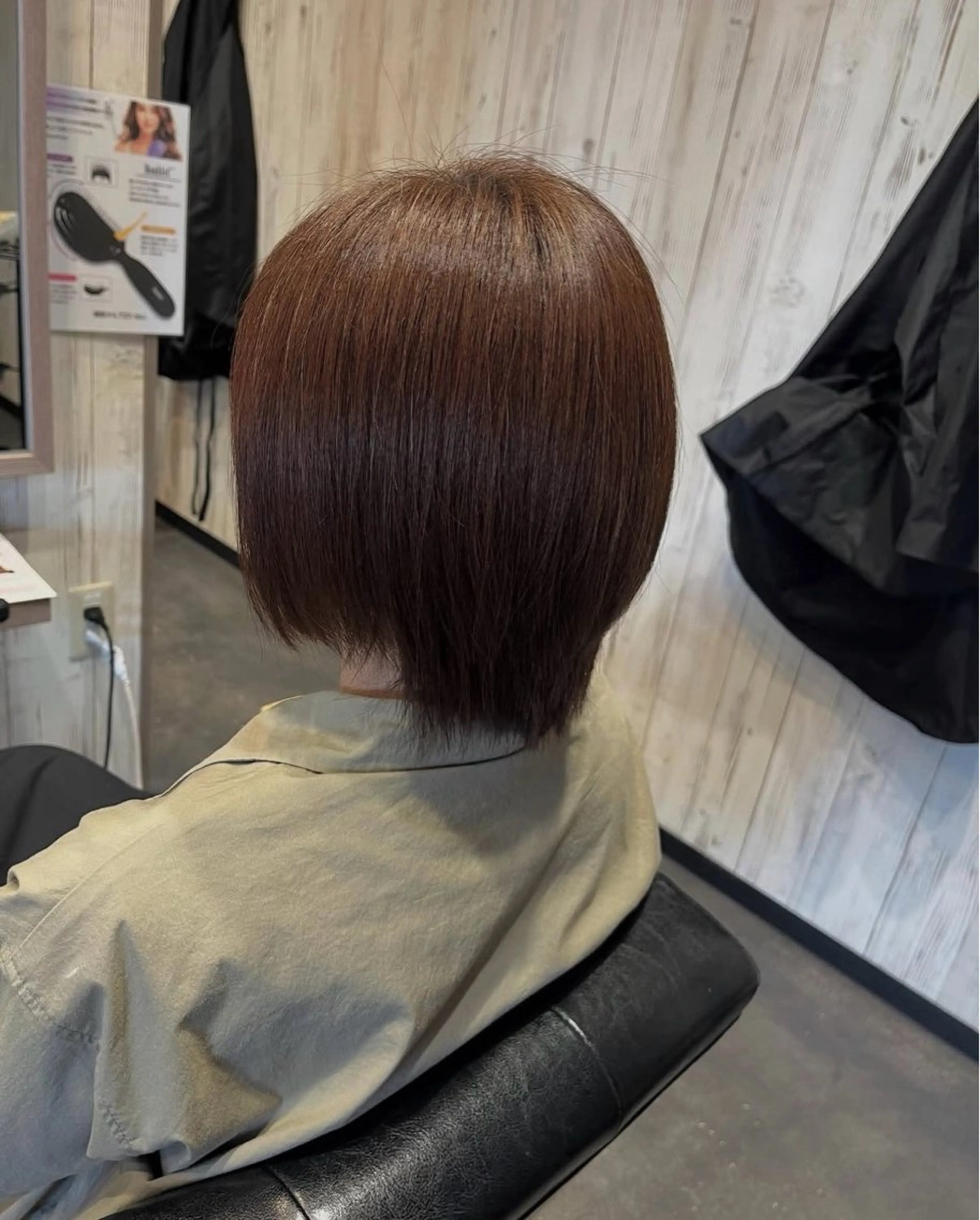 ショート 縮毛矯正 トリートメント 織部 望のヘアスタイル
