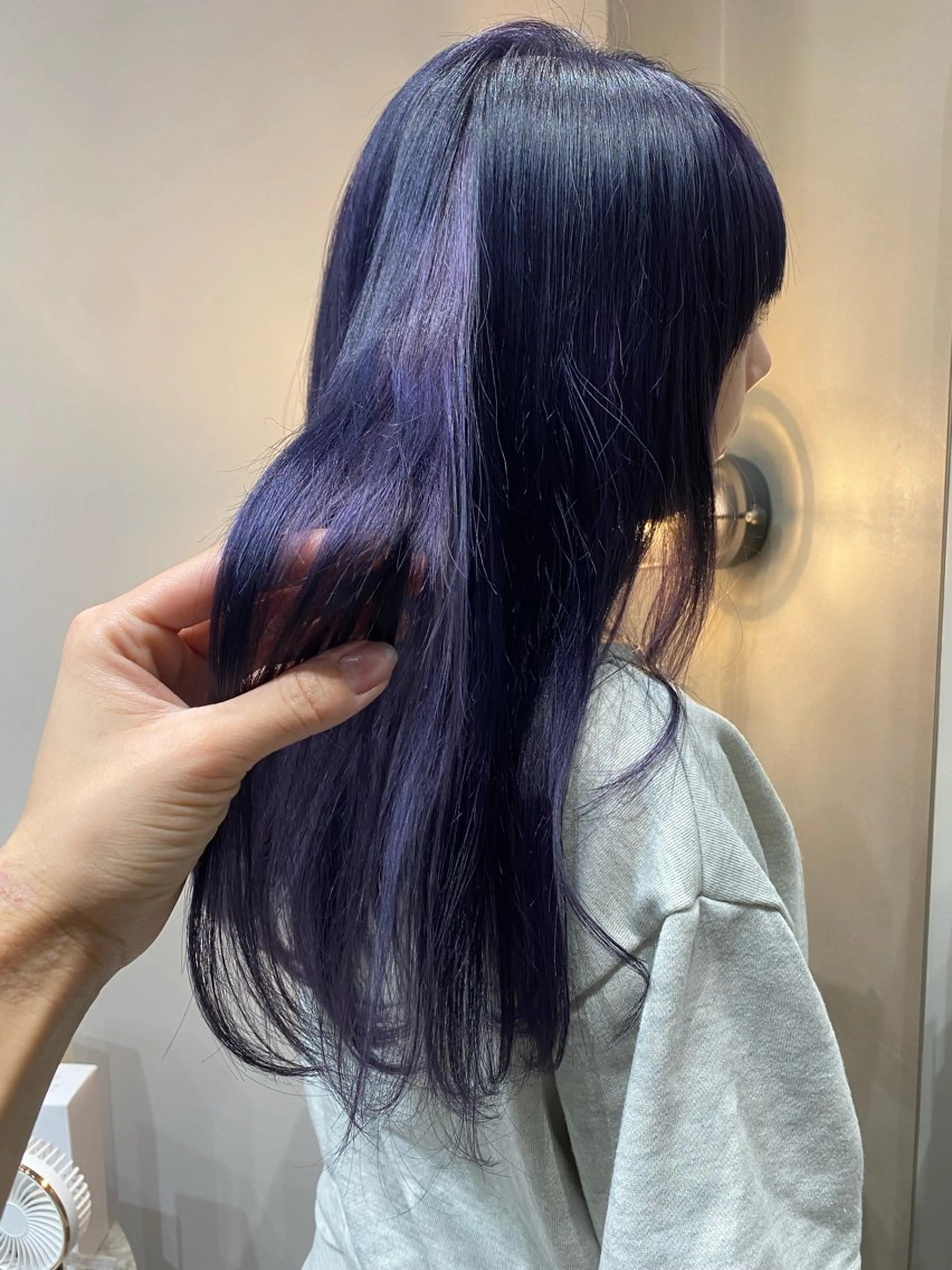 ロング パープルカラー ヘアカラー Celan所属・ボブパーマ無料 /yuukiのヘアスタイル