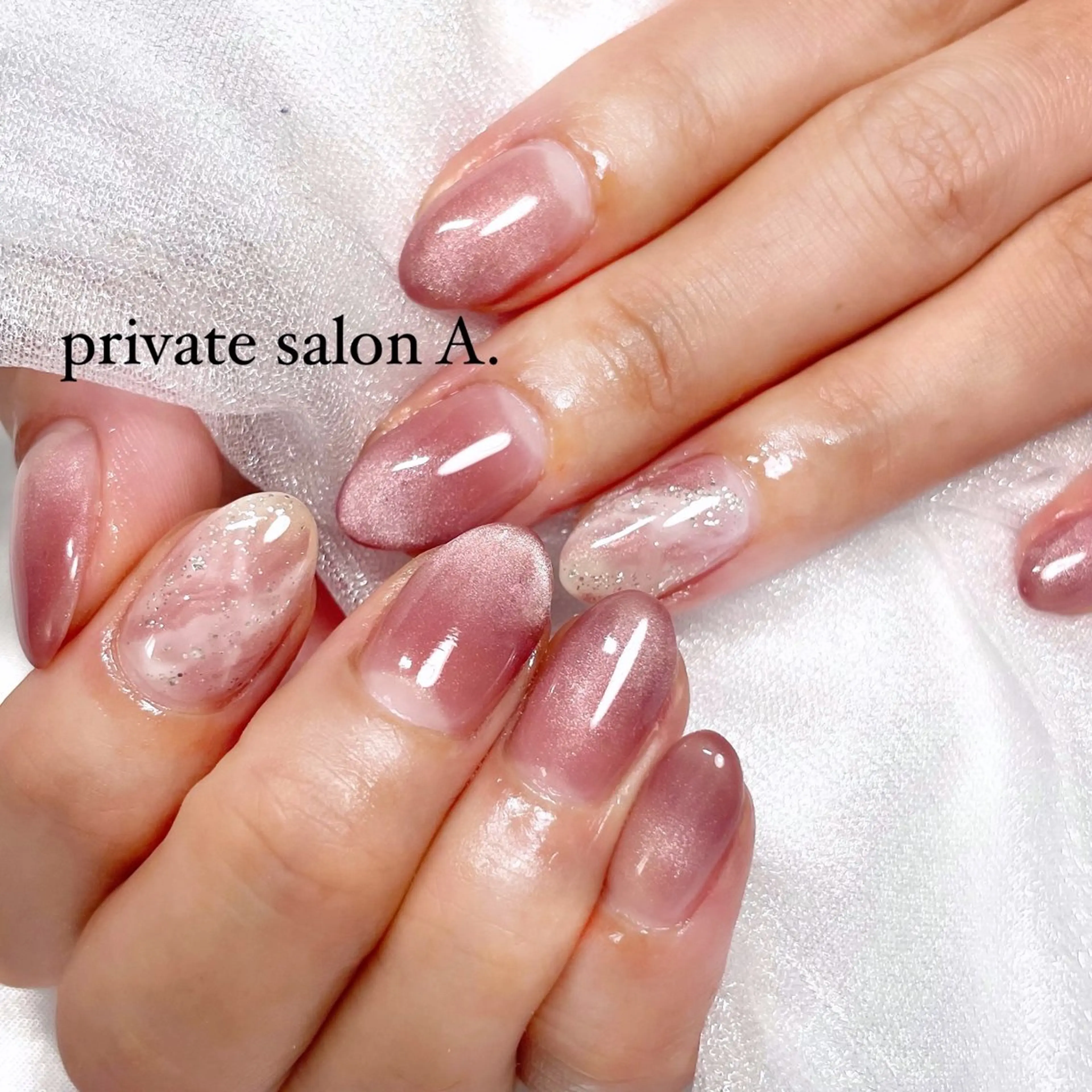 ネイル アートネイル ニュアンスネイル 木村 章惠のネイルデザイン