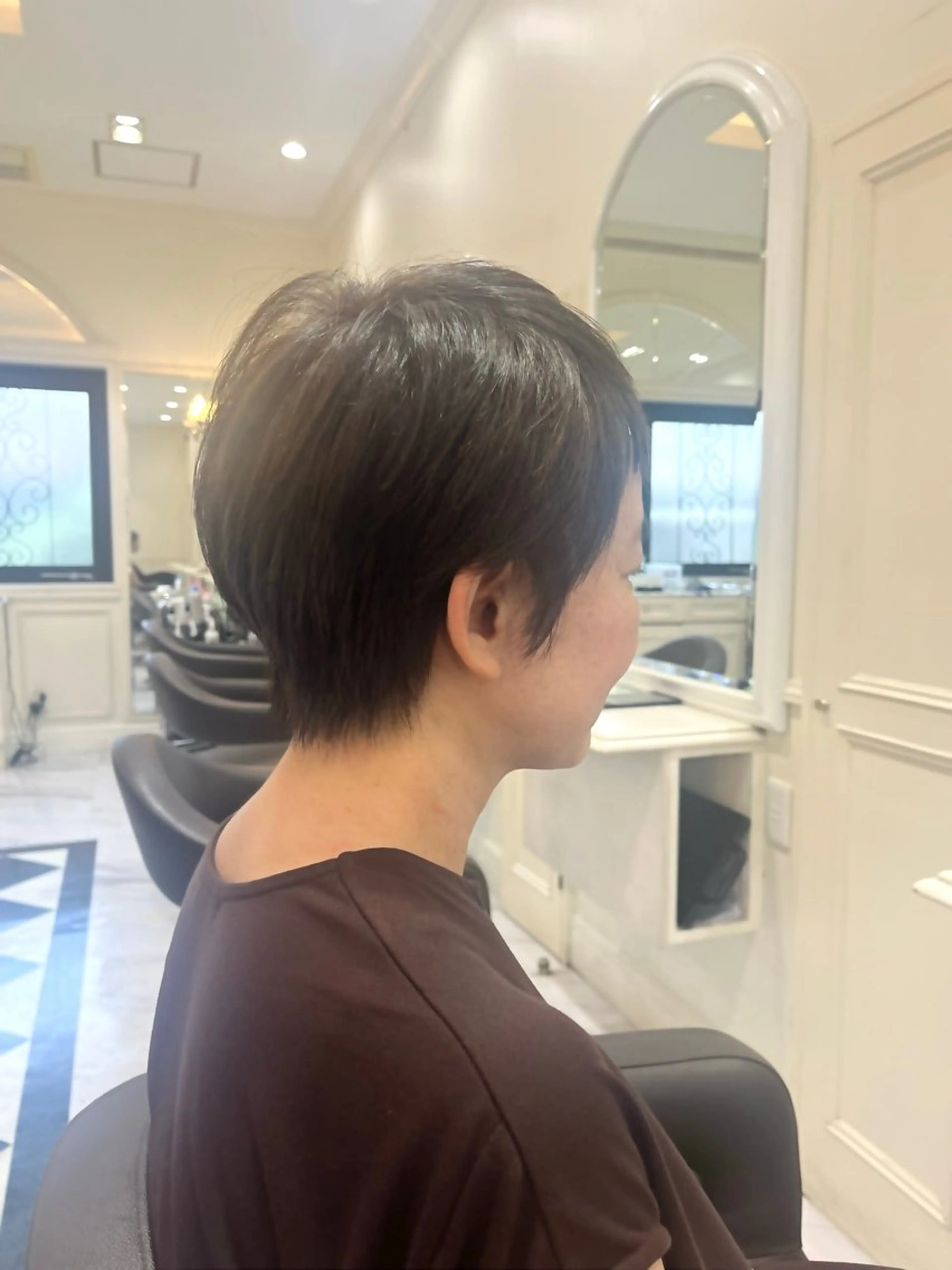 ショート ショートヘア くりやま ゆうかのヘアスタイル