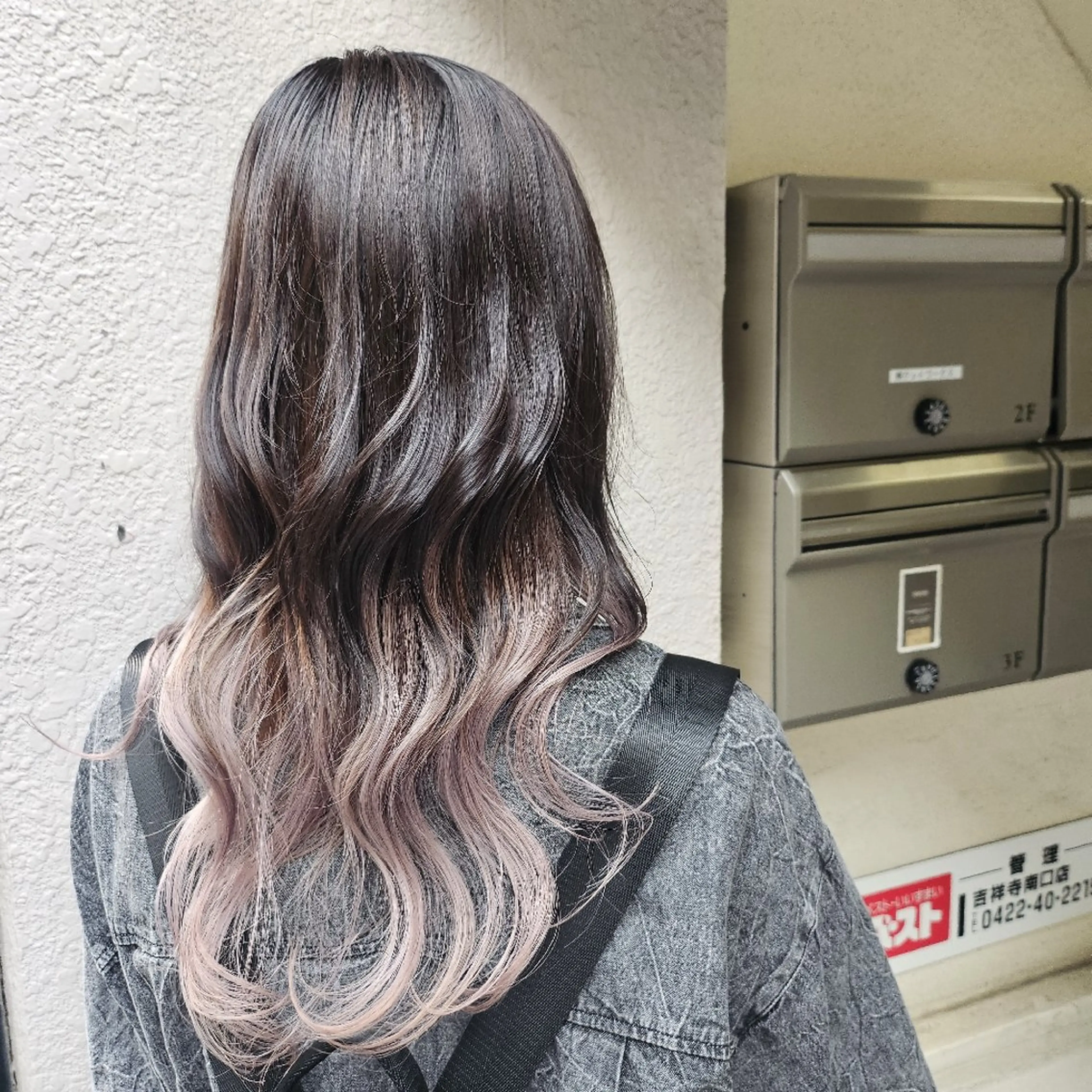 ロング ウルフカット カット ヘアカラー トリートメント 🇰🇷透明感×ハイ トーン🌟tomoのヘアスタイル