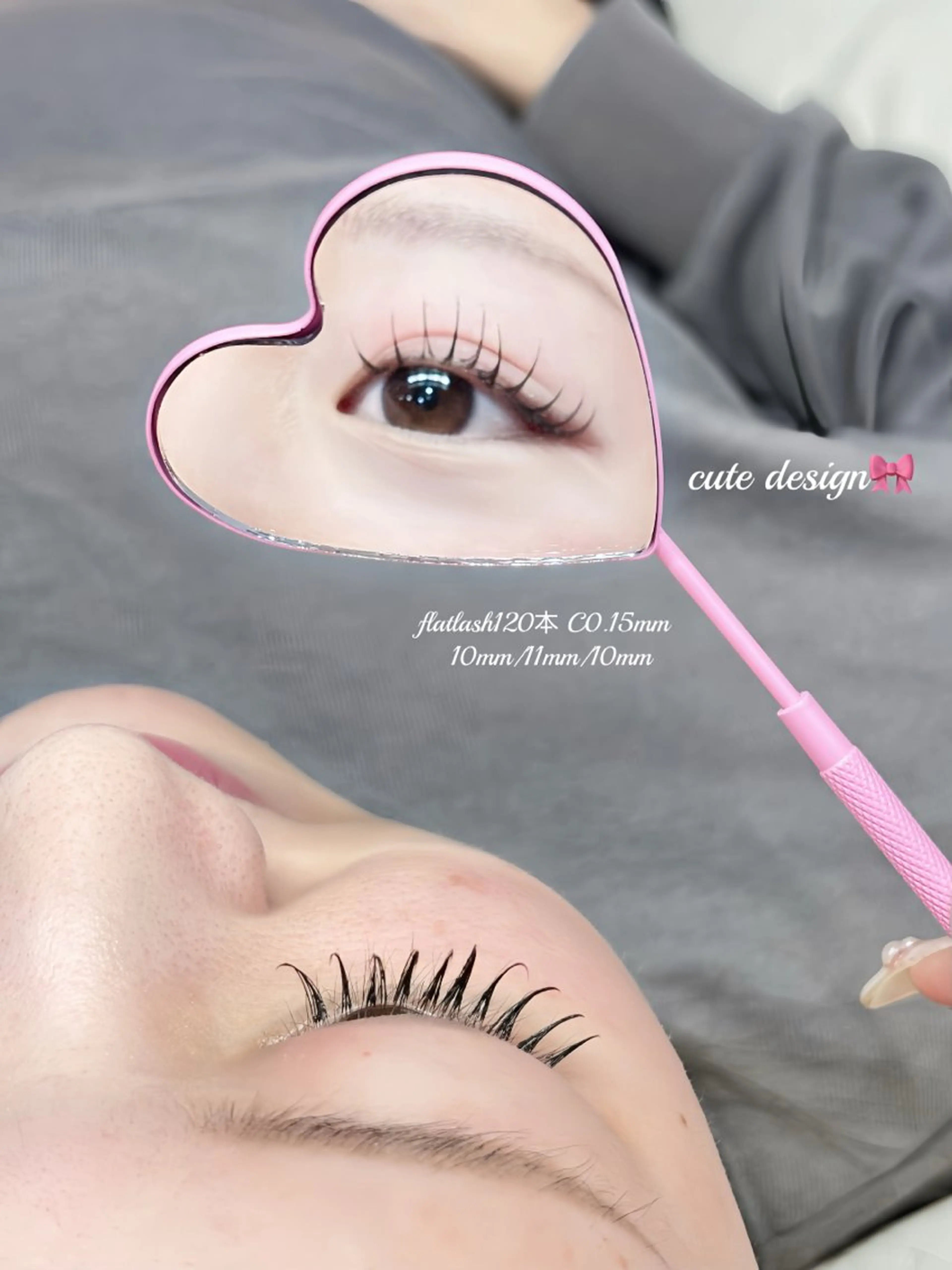 マツエク・マツパ フラットラッシュ Fericia 🎀ERIKAのマツエク・マツパデザイン