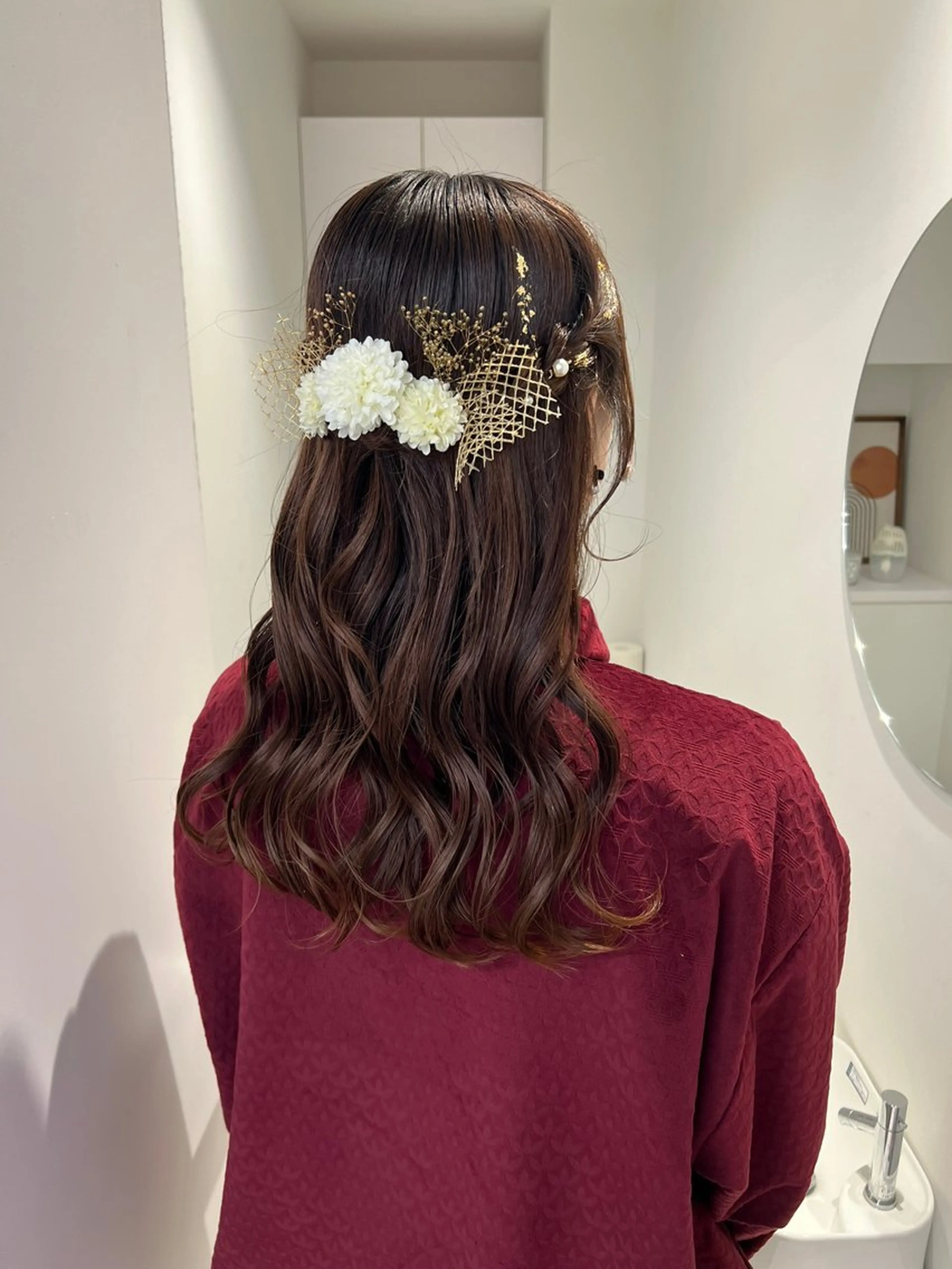 ヘアアレンジ アレンジ/ブラウン カラー HARU🕯のヘアスタイル