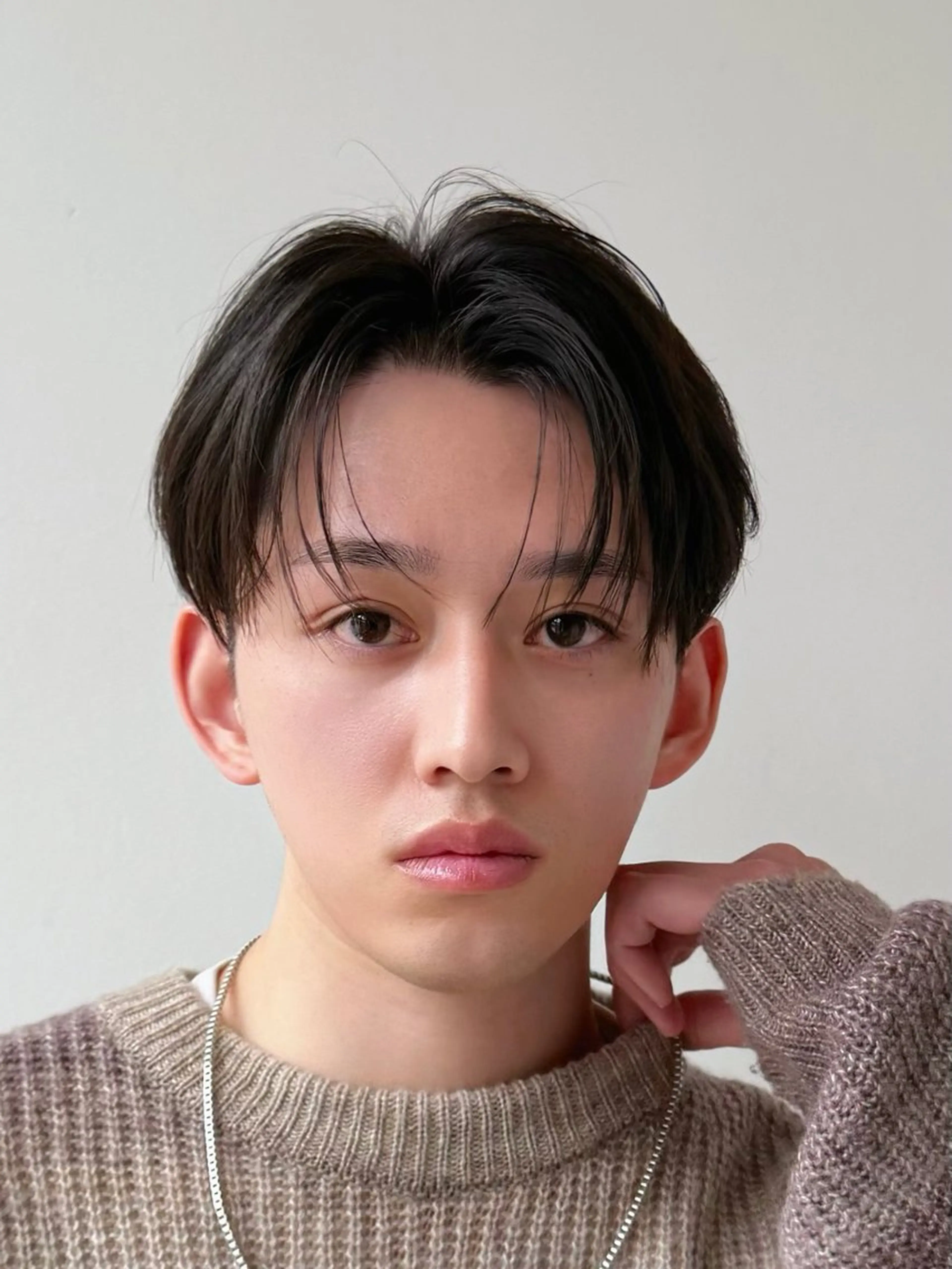 ミディアム パーマ メンズ ミディアムパーマ メンズパーマ ニュアンスパーマ カット パーマ トリートメント ニュアンスパーマ/ フェザーパーマ/平木のヘアスタイル