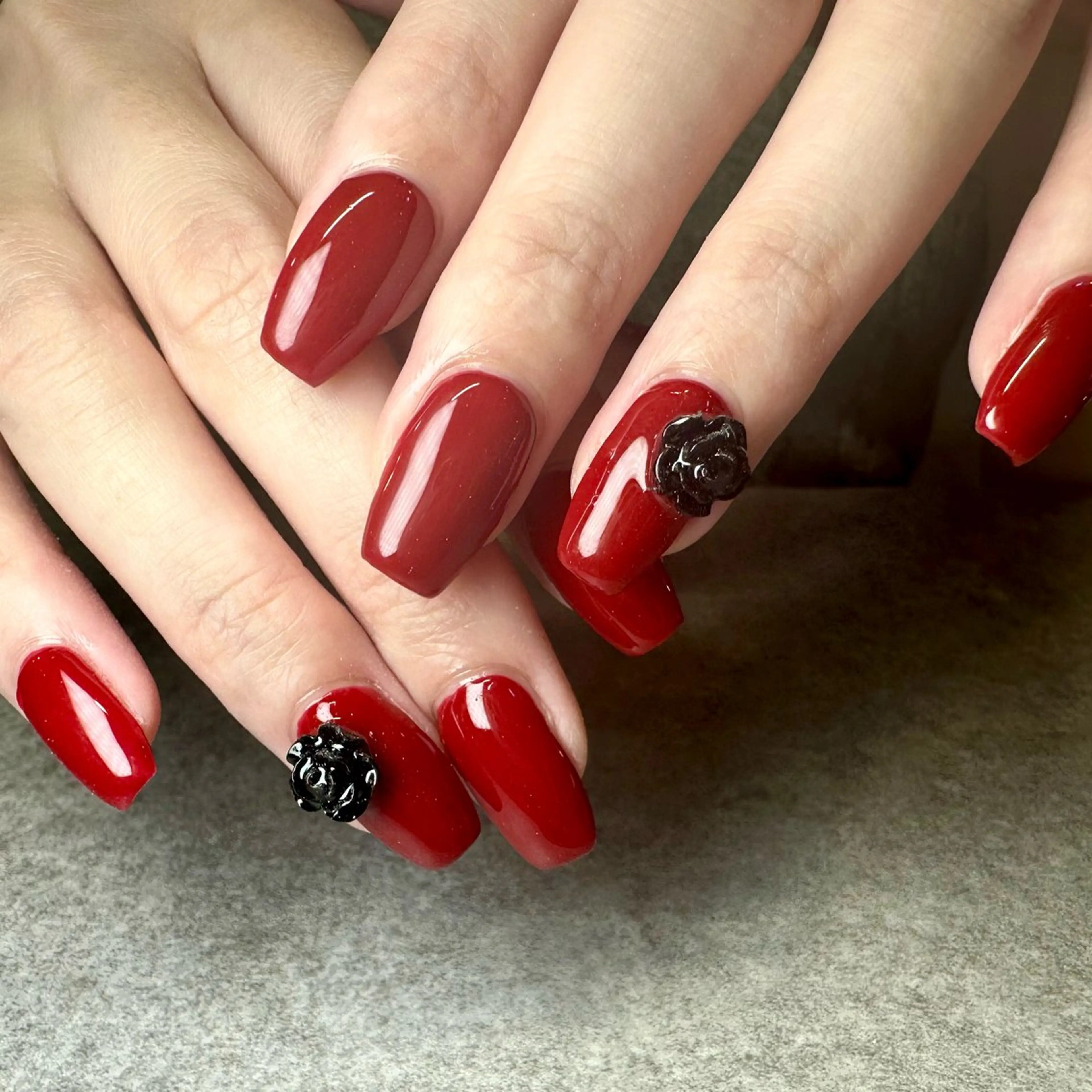 ネイル ストーンネイル elu船橋 SAKURAのネイルデザイン