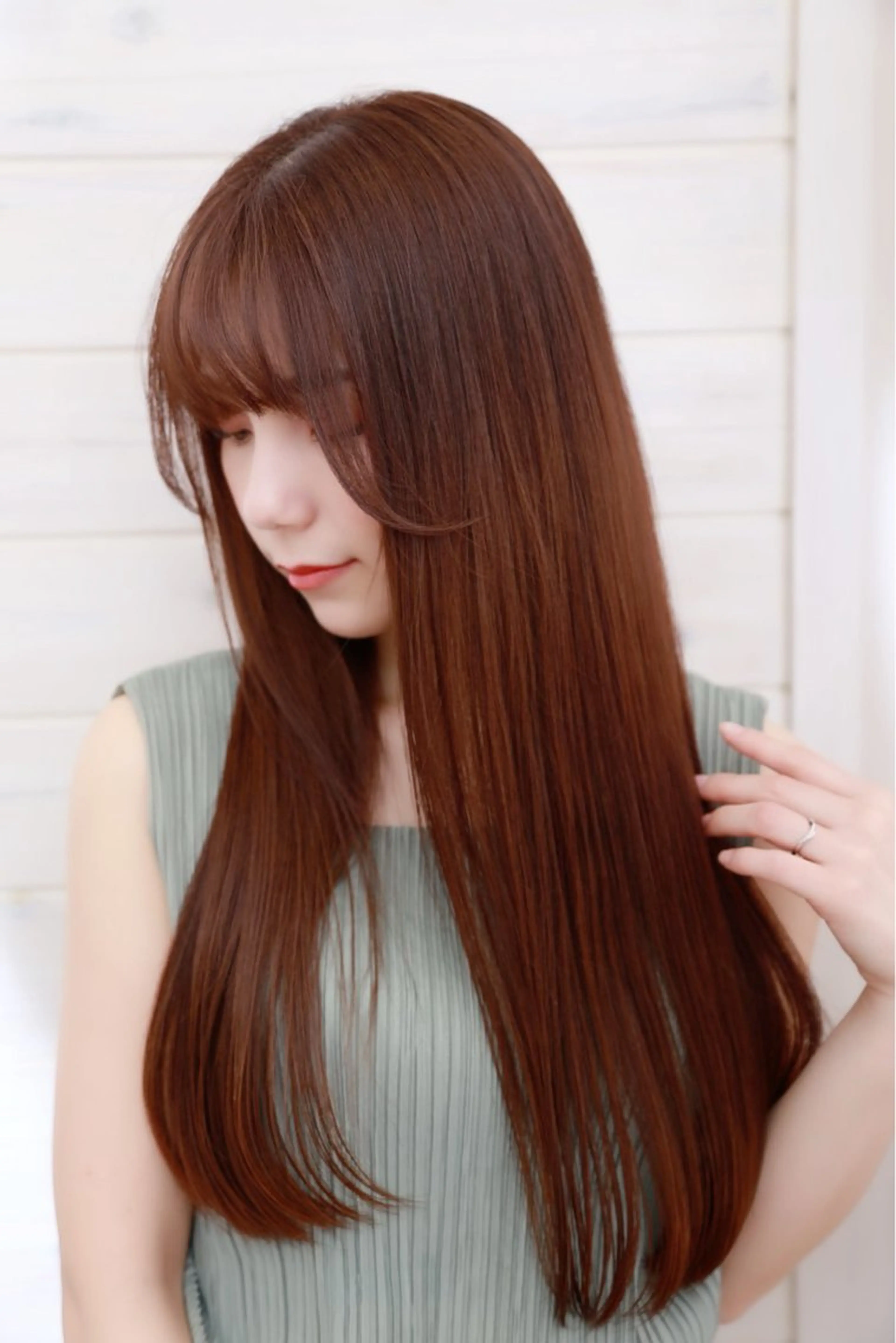 縮毛矯正💙ダメージレス💙なりたいスタイルに合わせてお薬をチョイスできます💙Aujua💙の写真