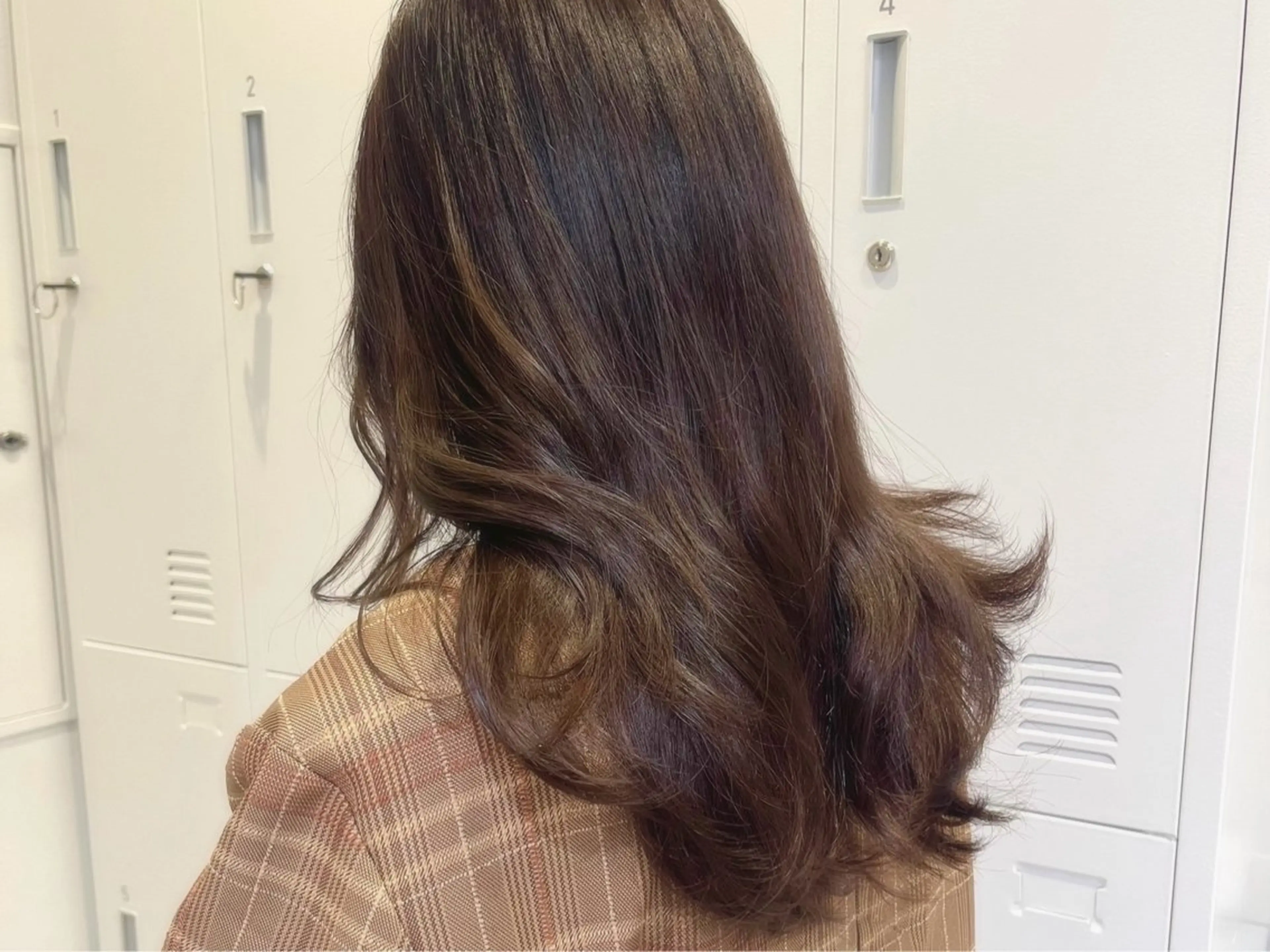 セミロング カラー ヘアカラー レイヤーカット🍏 パーマ/ののかのヘアスタイル