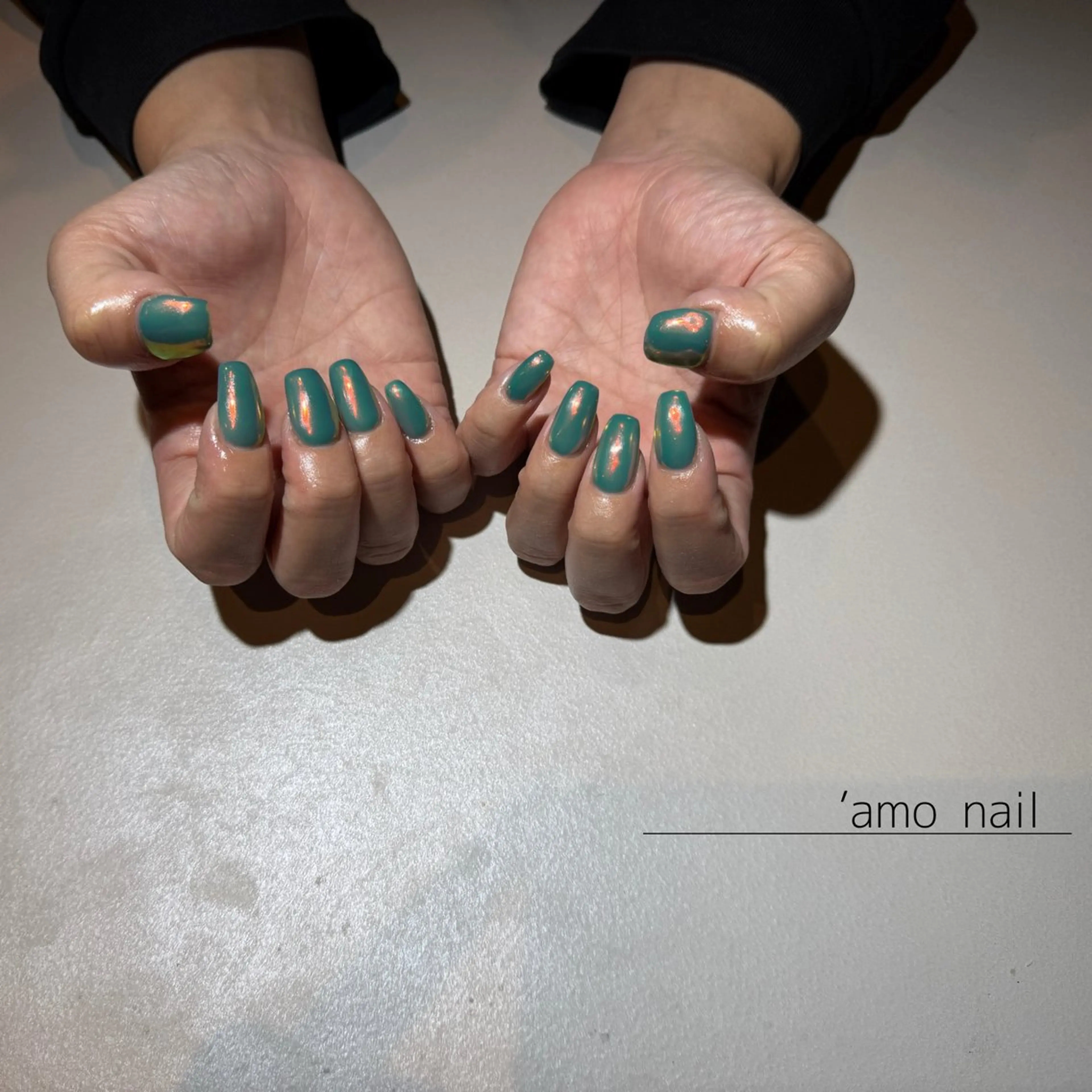 ネイル ワンカラーネイル 'amo nailのネイルデザイン