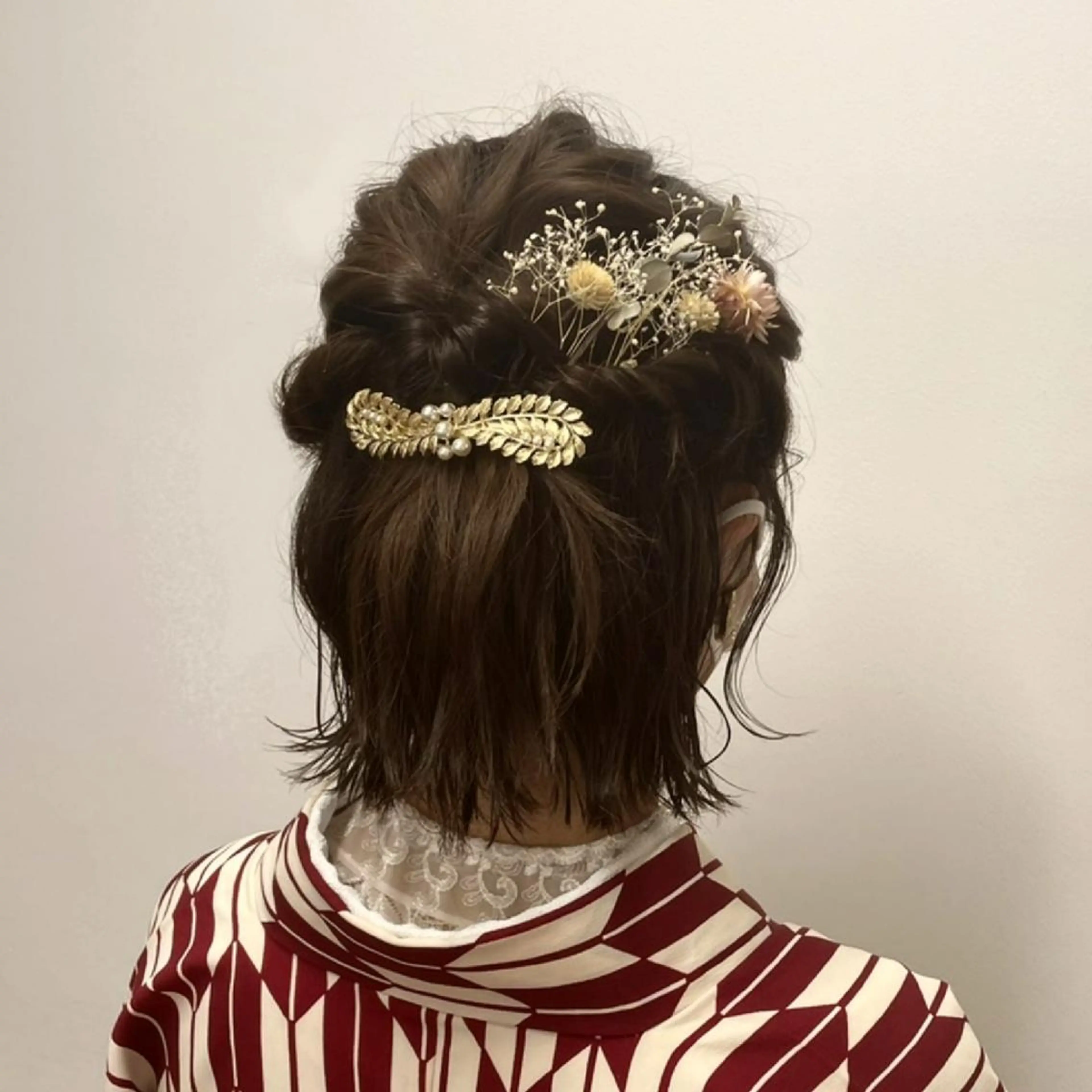 ミディアム ヘアアレンジ 美髪水素カラー✨ 迫田ゆりのヘアスタイル