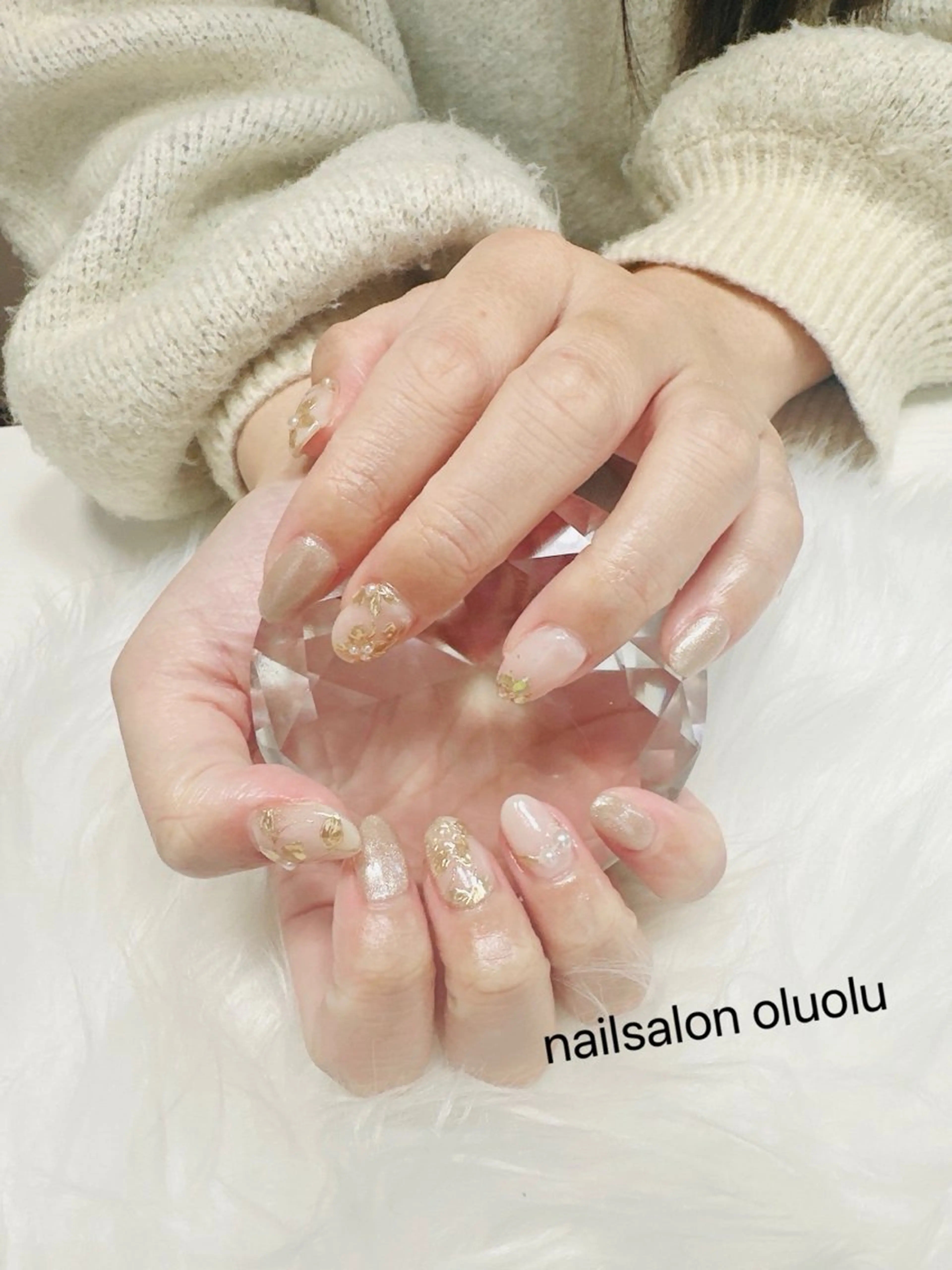 ネイル 卒業式 nailsalon oluoluのネイルデザイン