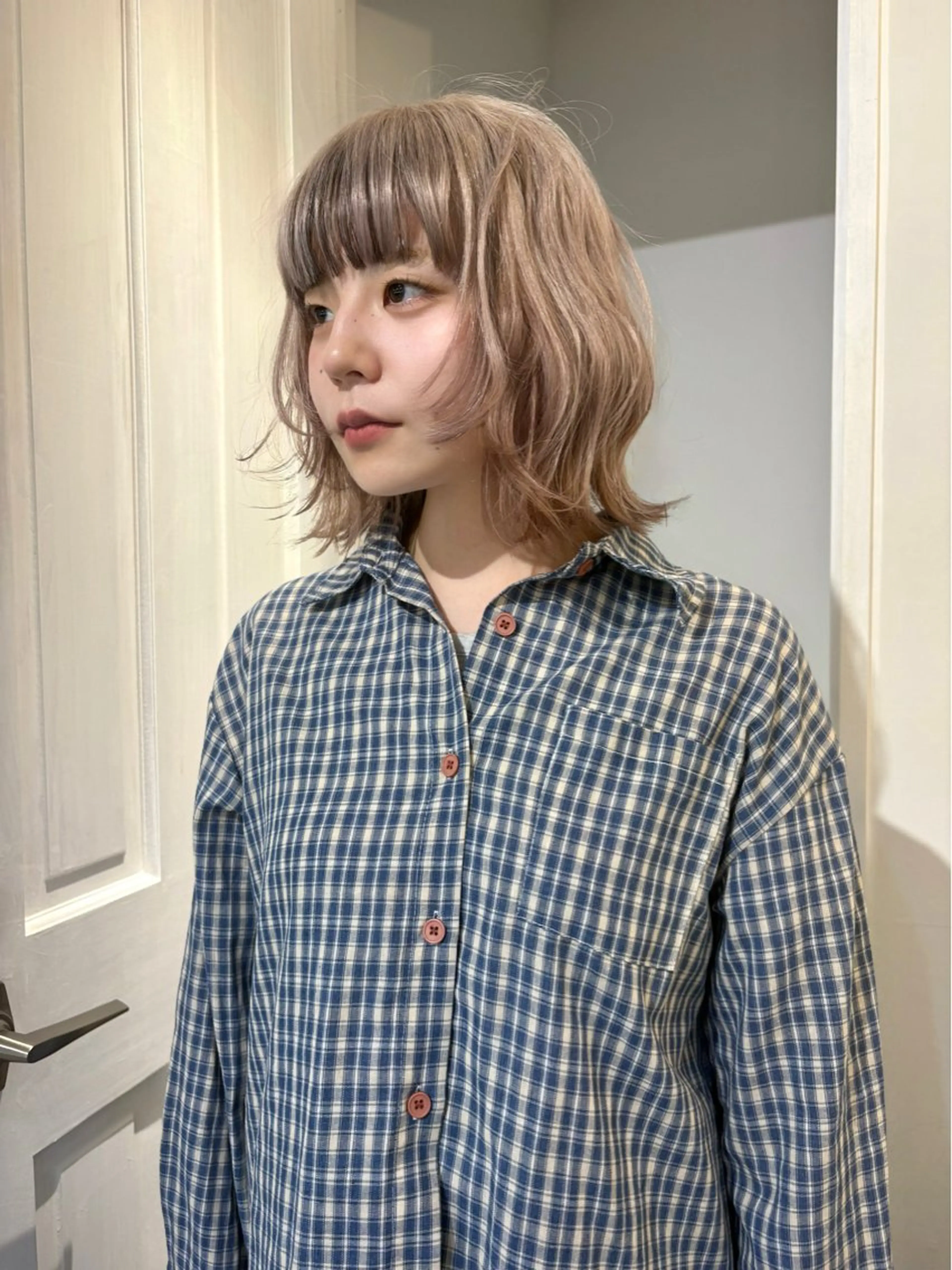 ショート ヘアカラー トリートメント Fev YUZUのヘアスタイル