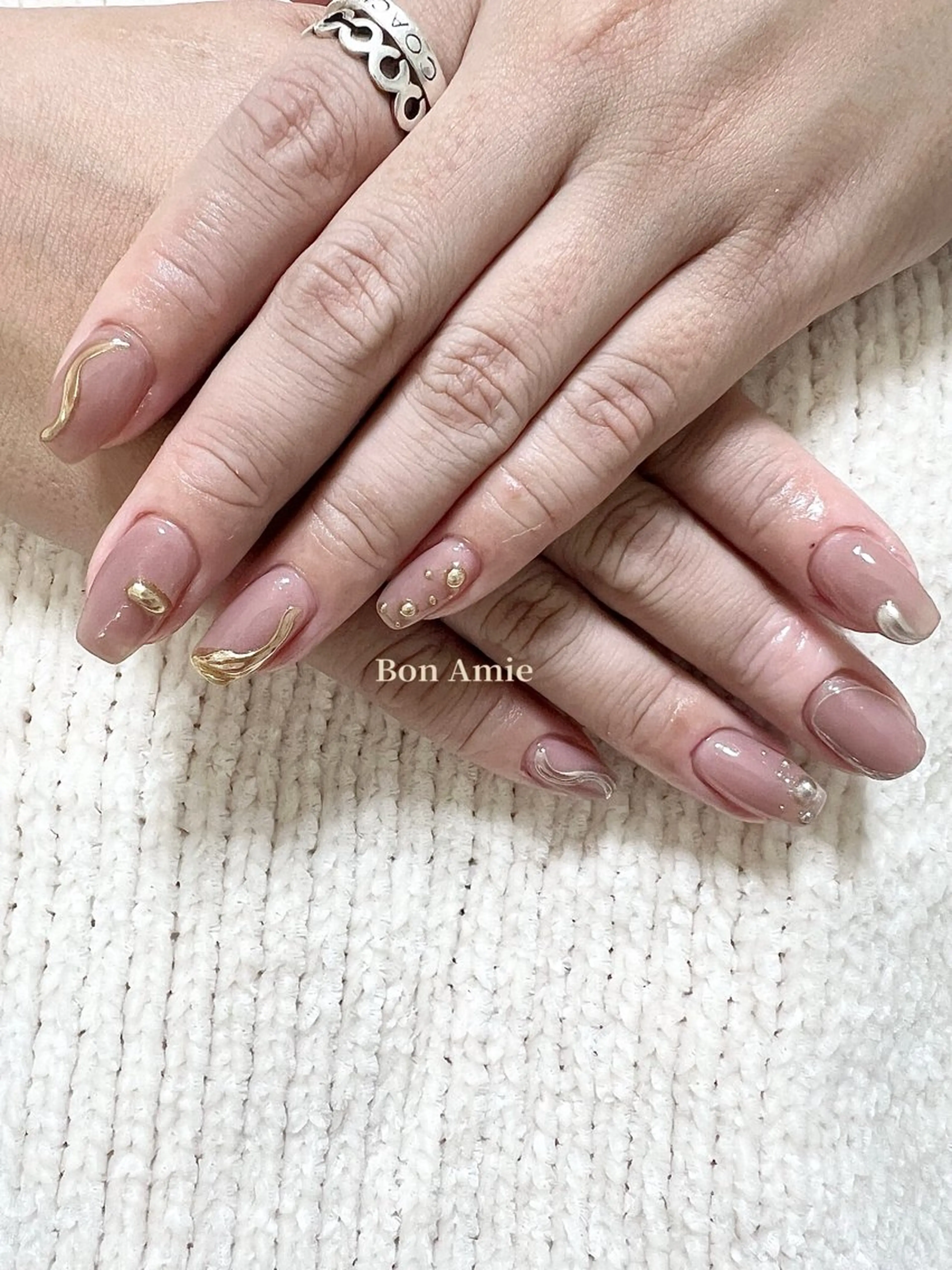 ネイル ハンドネイル Bon Amieのネイルデザイン