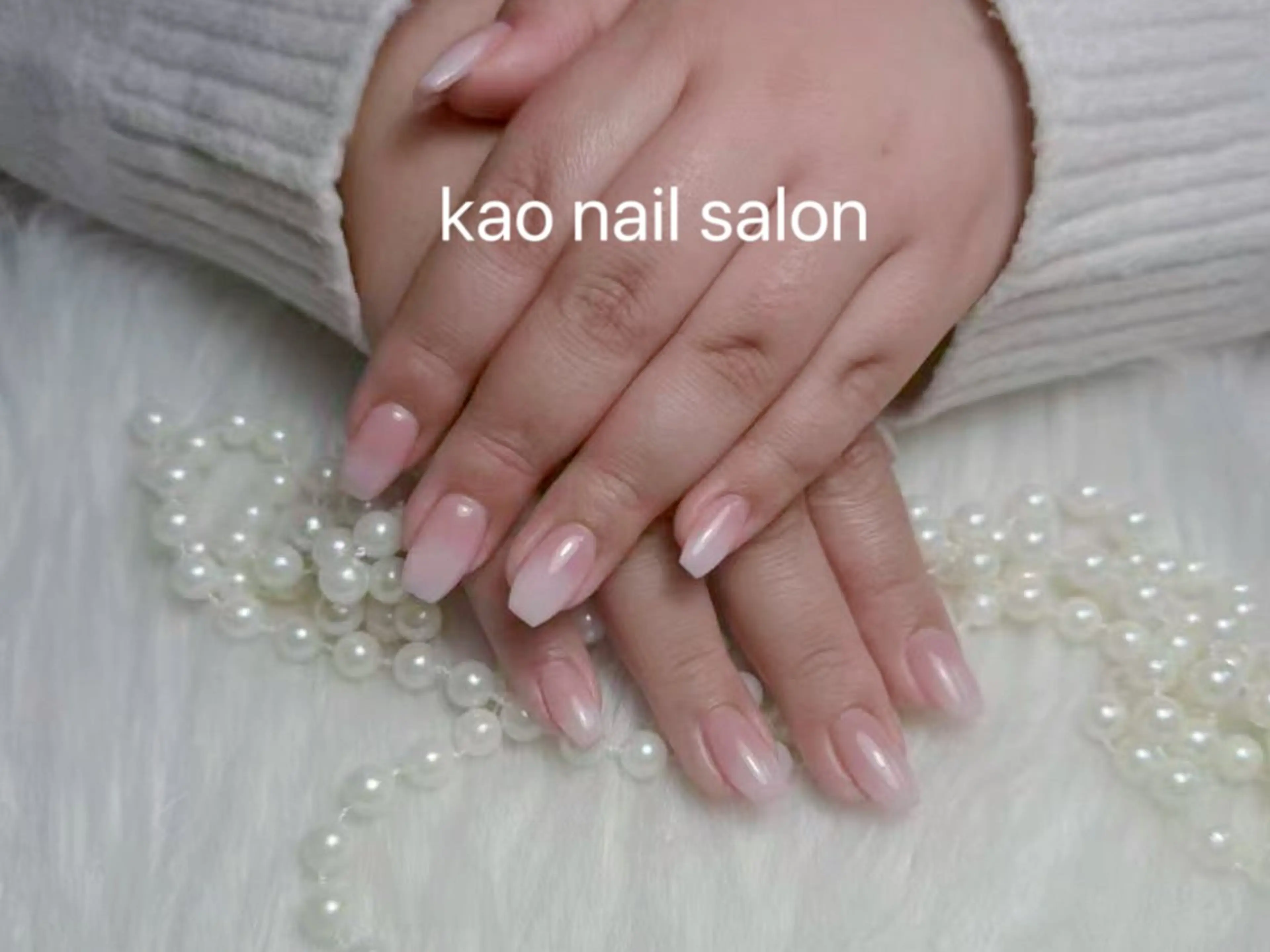 ネイル ハンドネイル kao nail マグネット/長さだしのネイルデザイン