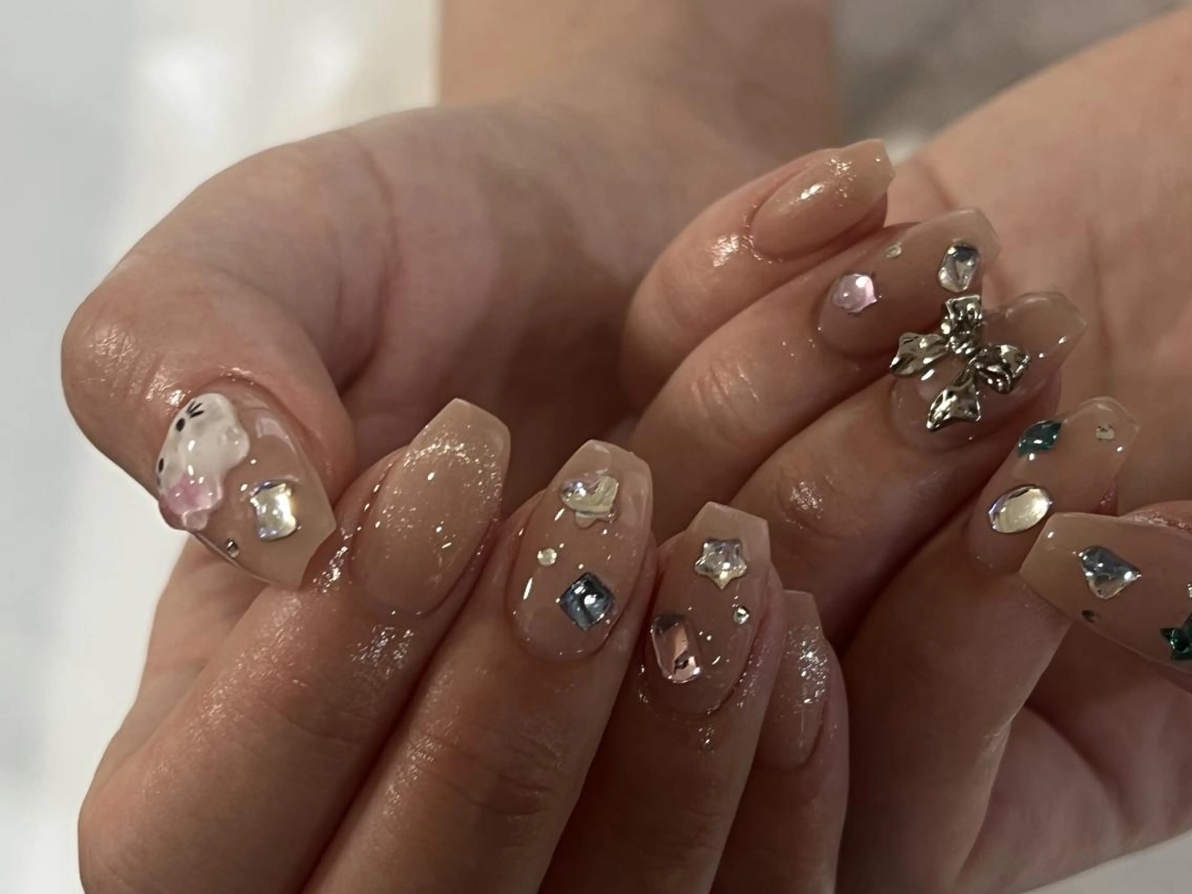 ネイル ハンドネイル MAKI💚💚💚 秋葉原.のネイルデザイン