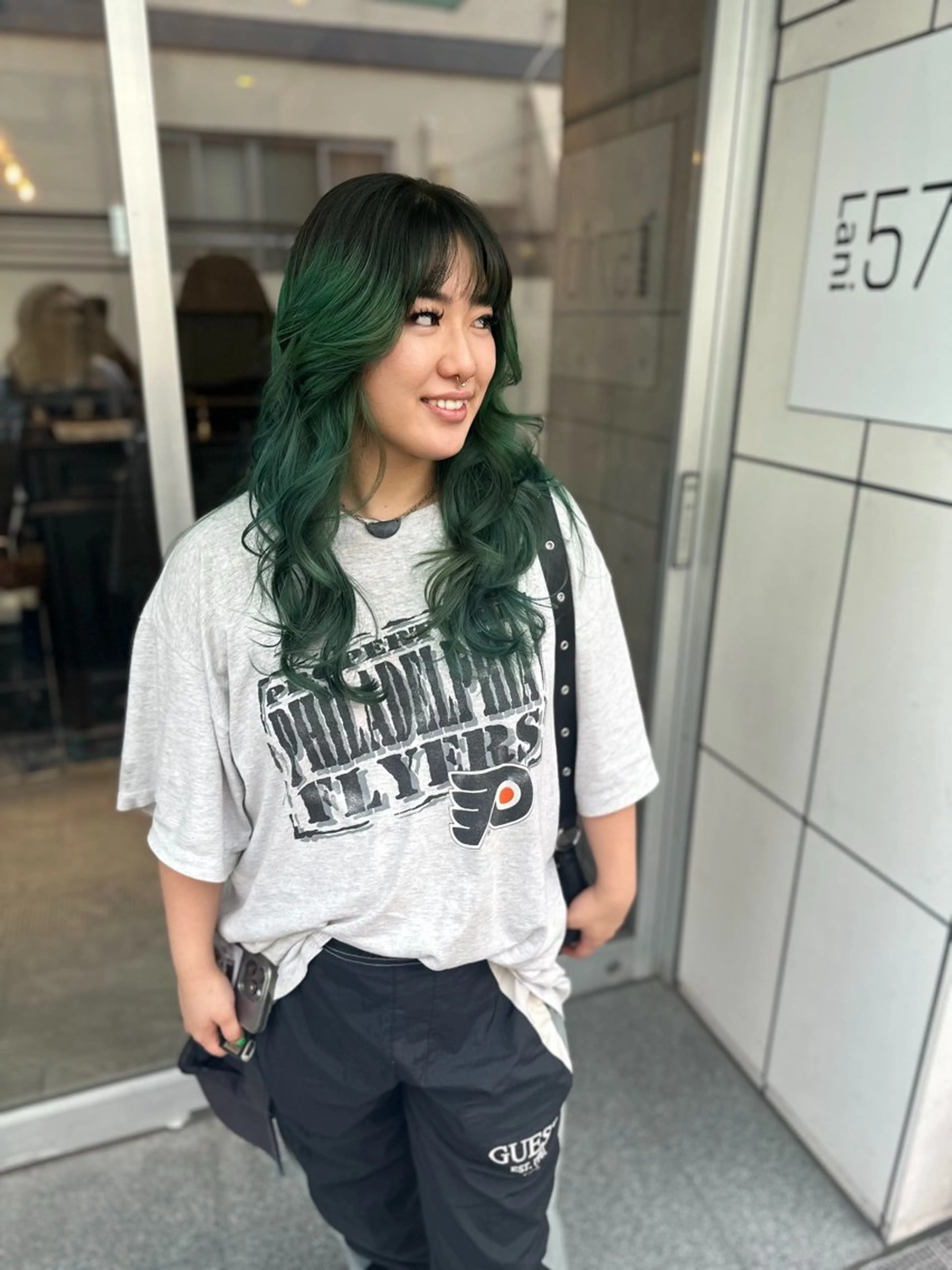 ロング カラー ブリーチ ヘアカラー BRAIDS💎愛子 大人ハイライト💎のヘアスタイル