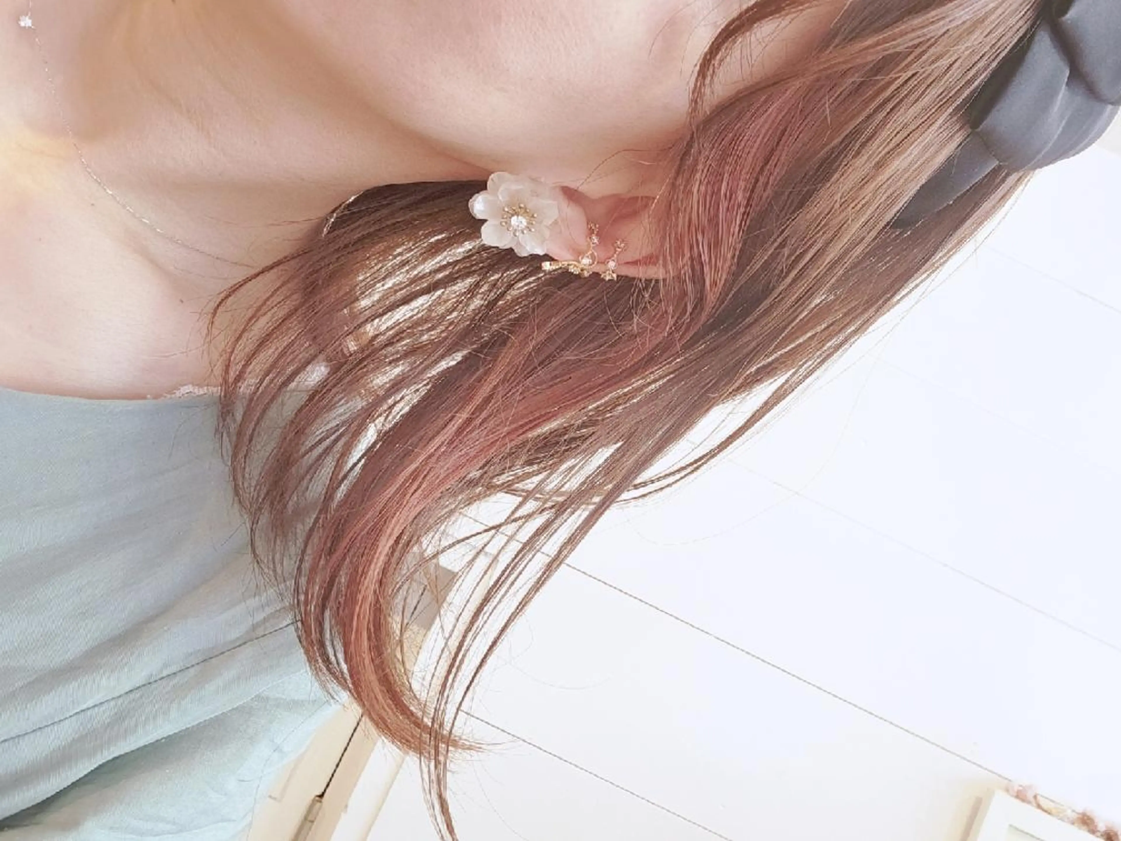 ミディアム カラー Coumi 女性専用美容室のヘアスタイル