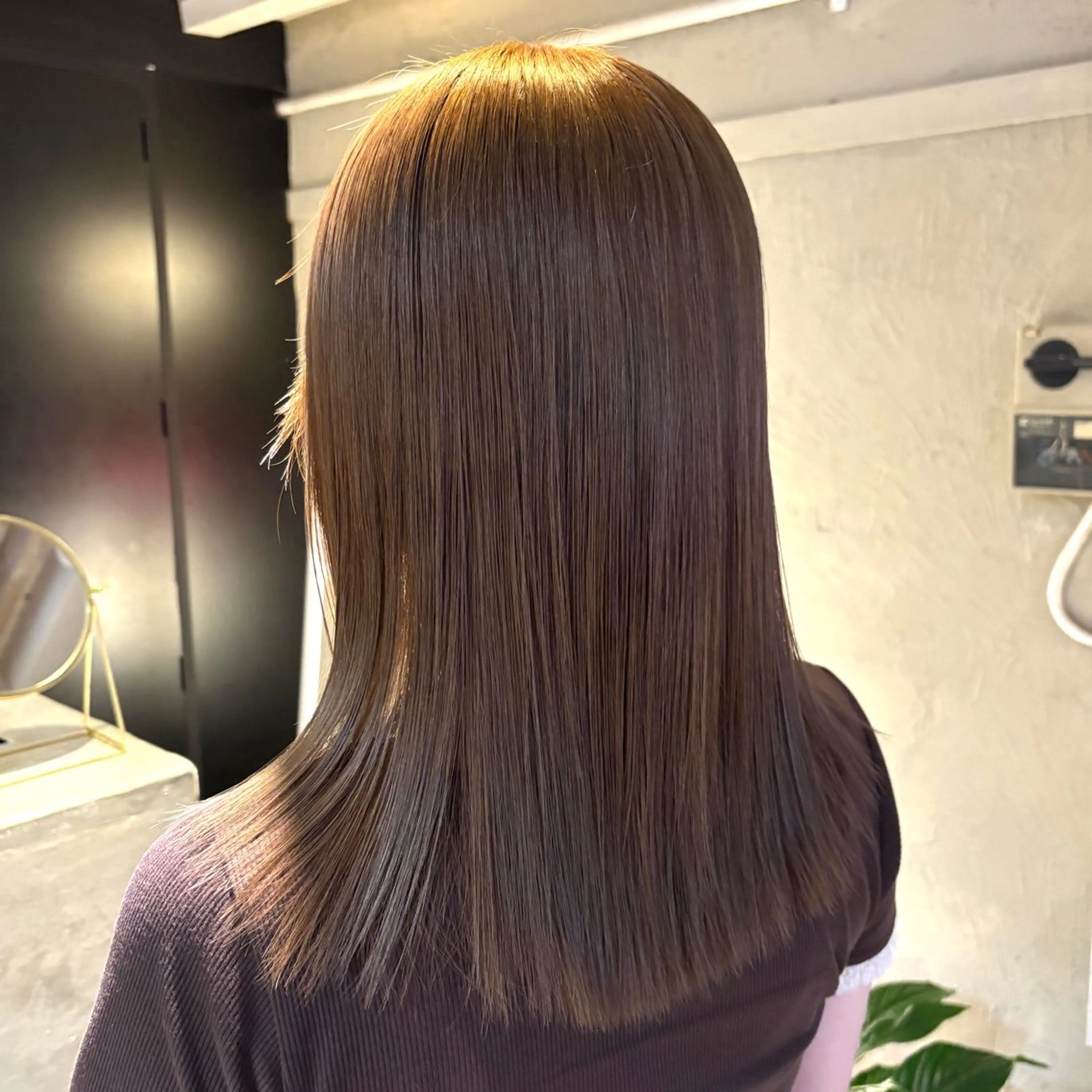 セミロング カラー ヘアカラー トリートメント ヘアセット 🫧ハイトーン×艶 カラー🫧 Rionのヘアスタイル