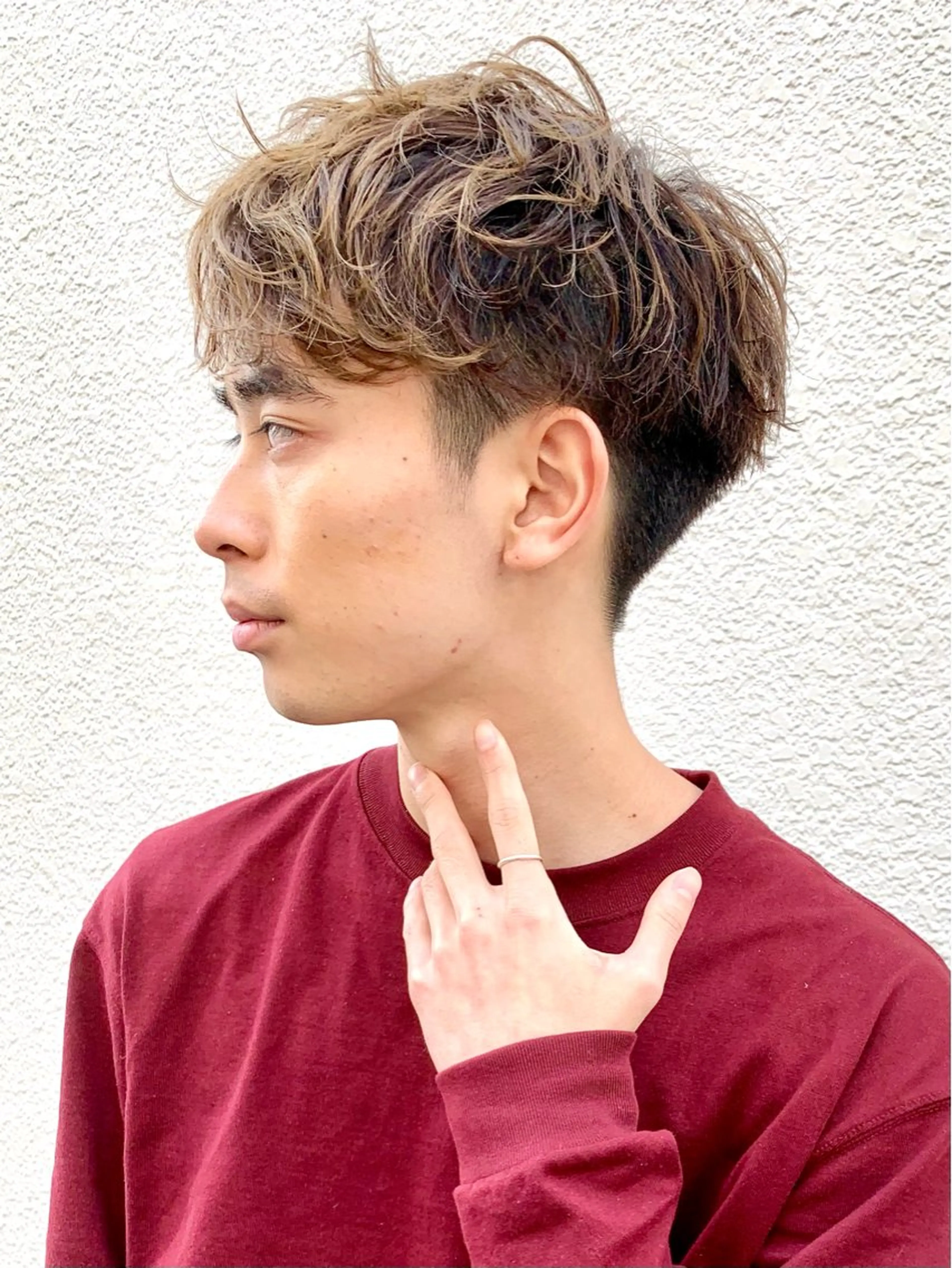 メンズ メンズ／パーマ ／レディース髪質改善のヘアスタイル