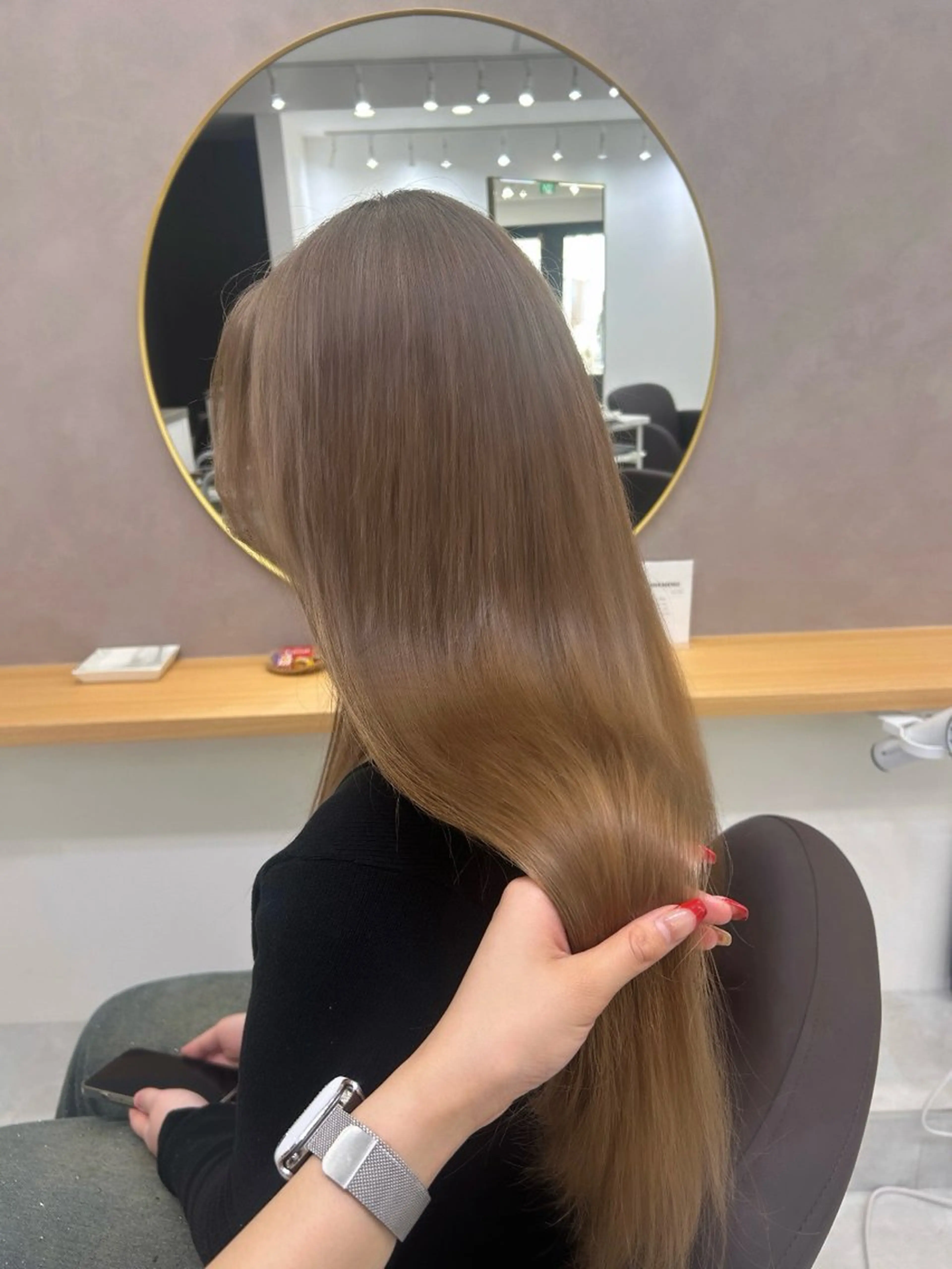 🎀【トリートメント付】🎀ケアブリーチダブルカラー➕選べるトリートメントの写真