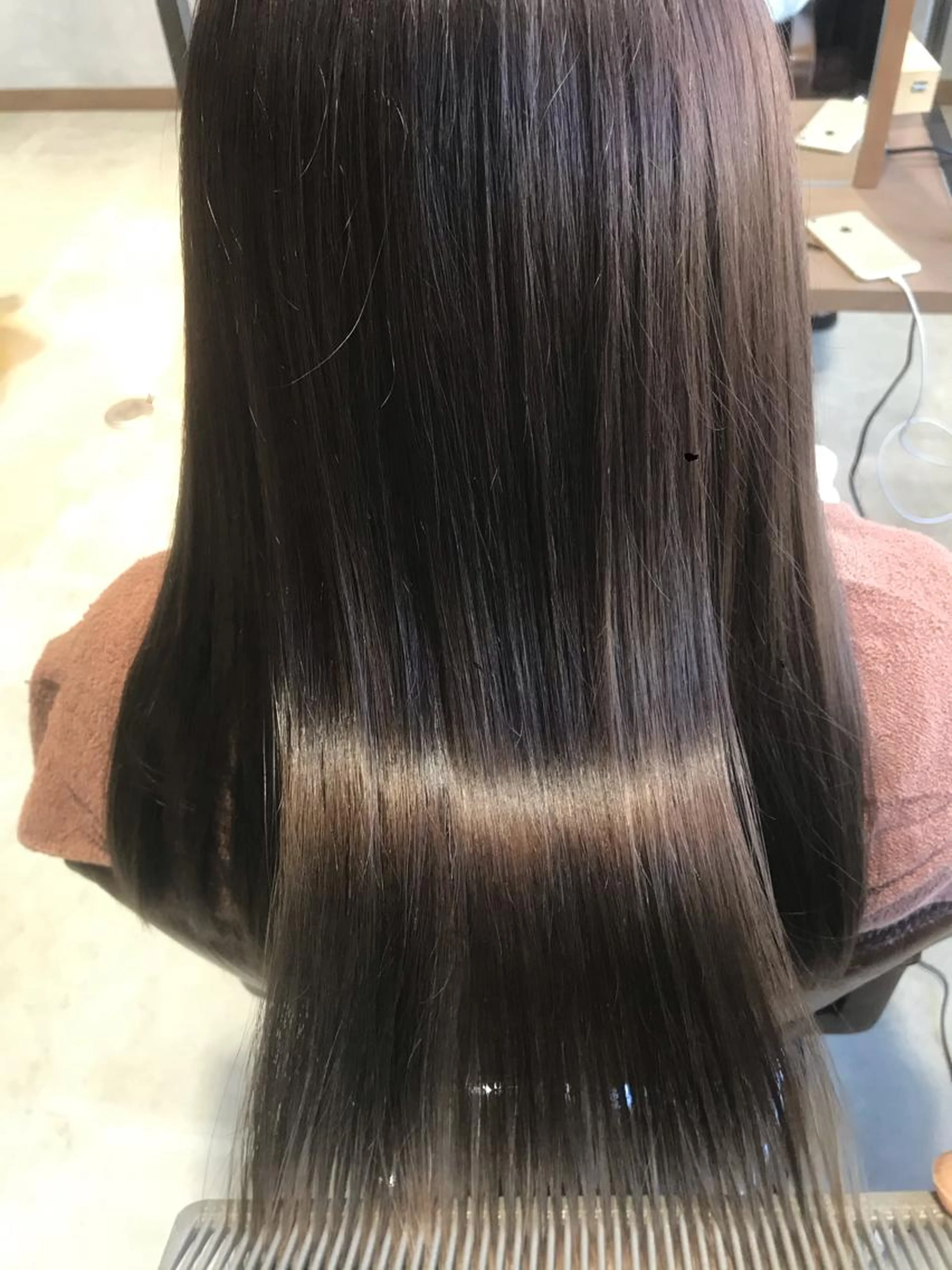 【髪質改善】プレミアムケラチン酸熱トリートメント✨+カラー　　　　《話題のトリートメント》の写真