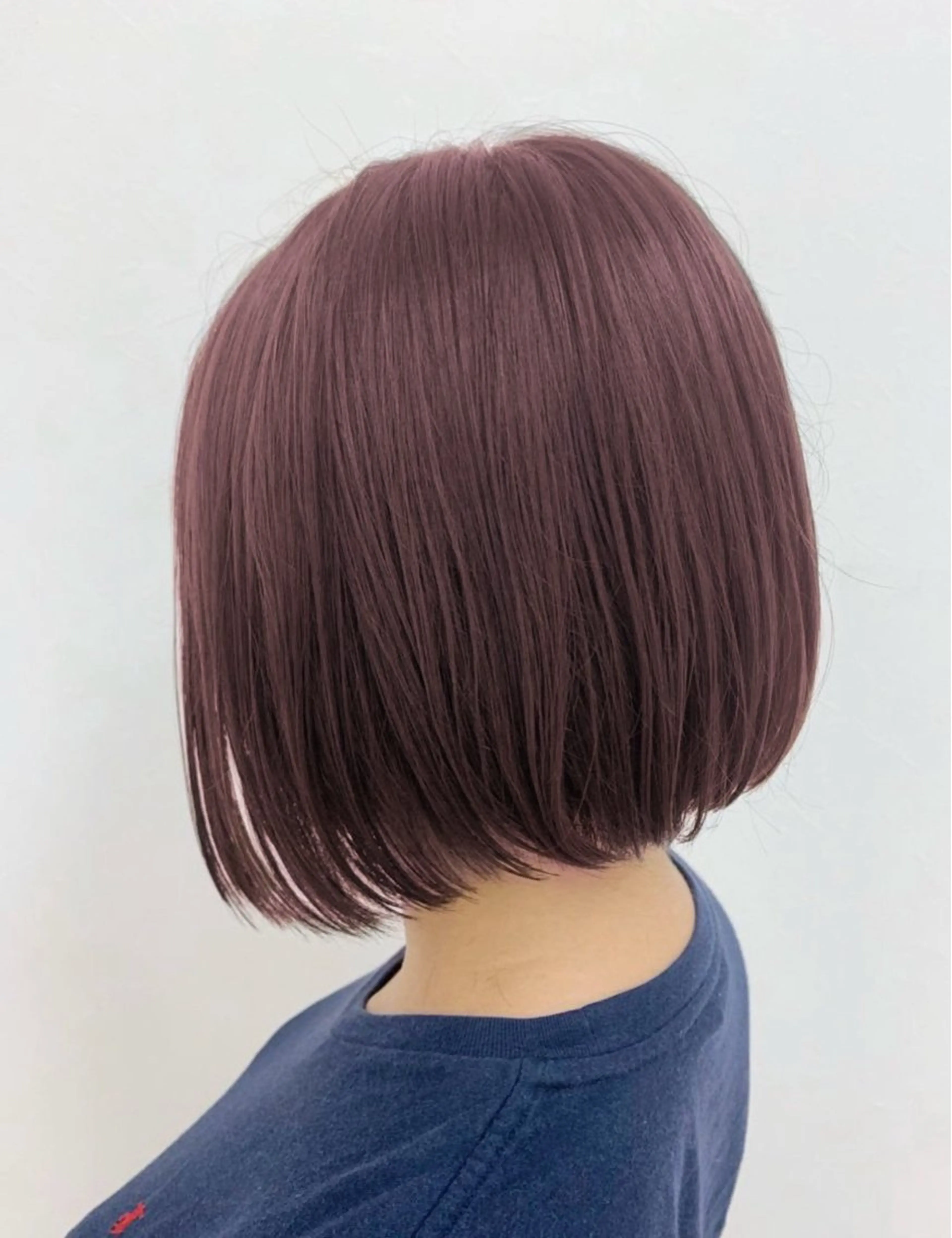 ショート ピンクブラウン ボブ カット トリートメント 【髪質改善カラー】 あむ·. ⟡ 🖤のヘアスタイル
