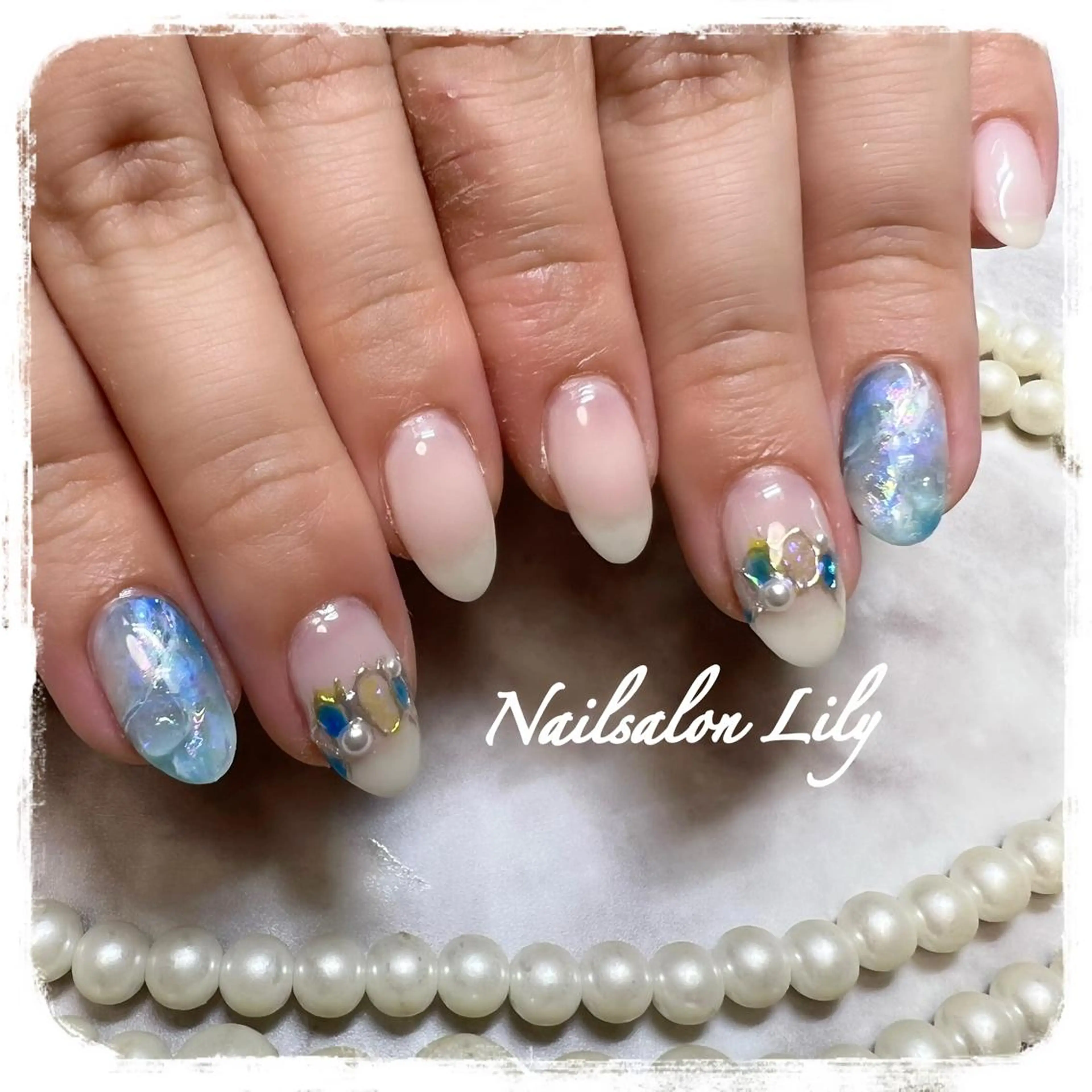 ネイル ハンドネイル Lily*nail 🌻Mii🌻のネイルデザイン