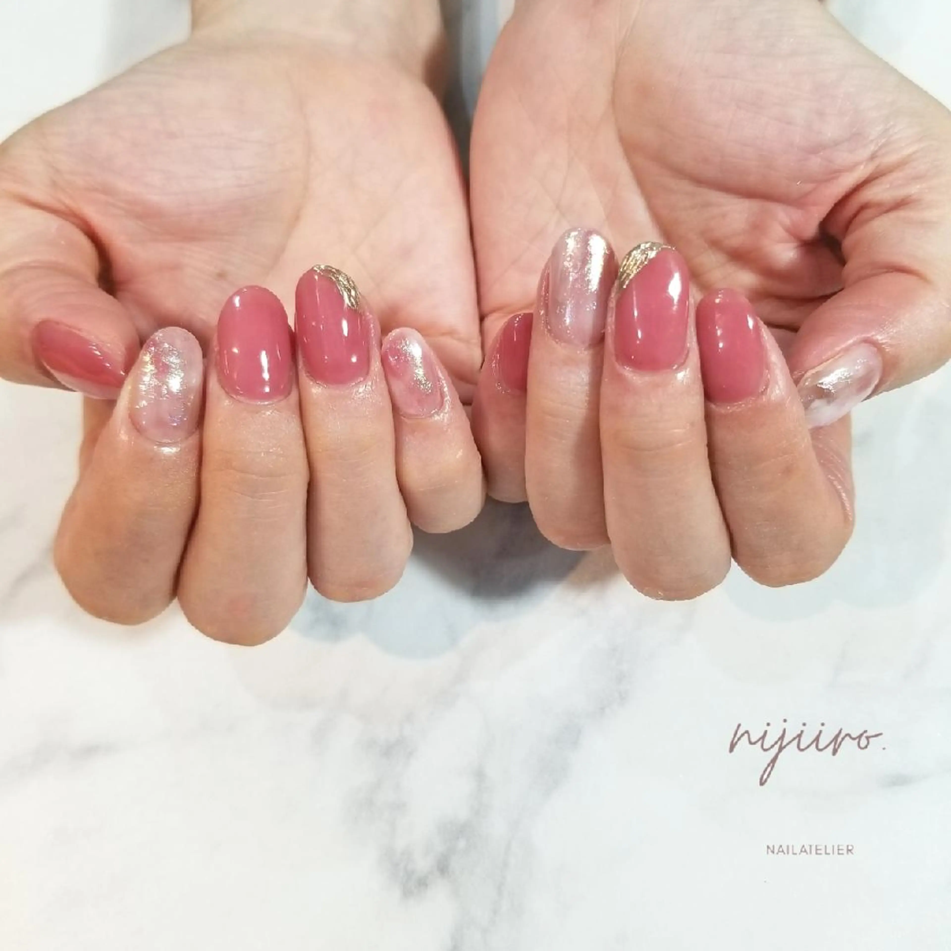 ネイル ハンドネイル nijiiro🌈 サトウのネイルデザイン