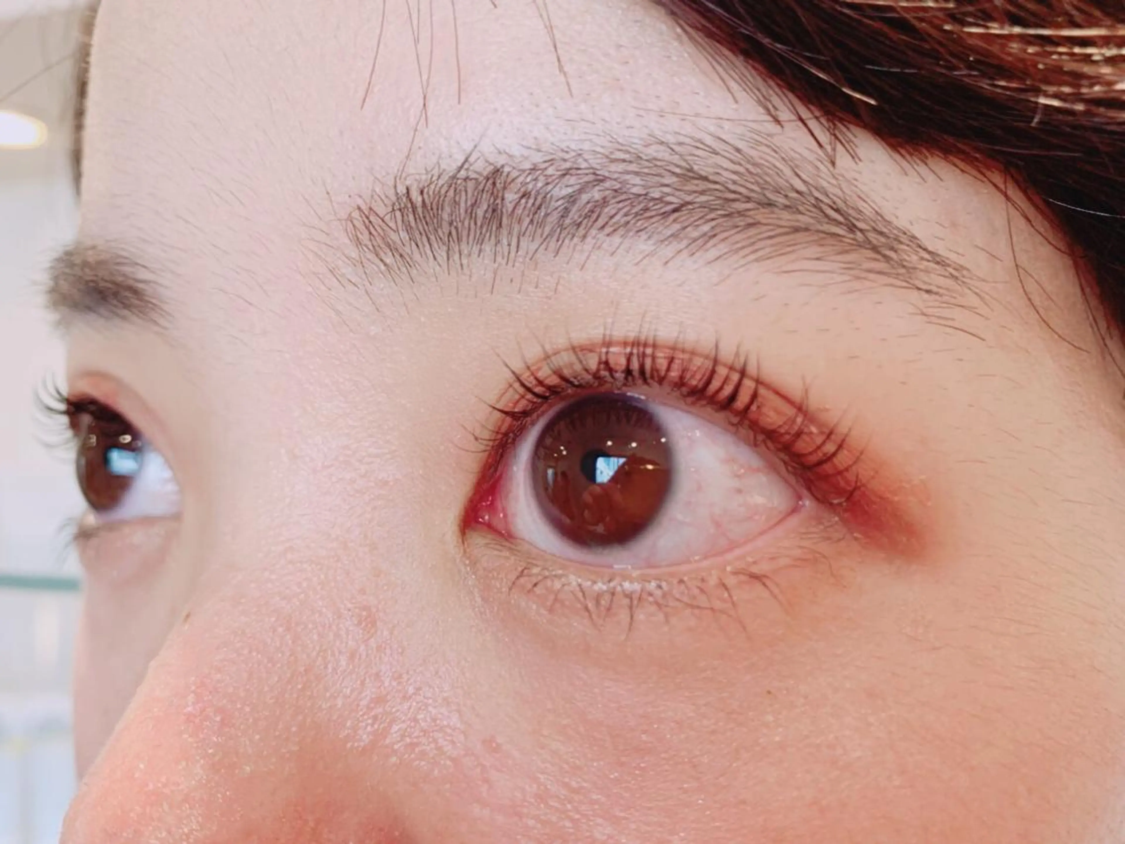 マツエク・マツパ ケラチンラッシュリフト まつげパーマ 一重×まつ毛パーマ マツパ eyelash b-worksのマツエク・マツパデザイン