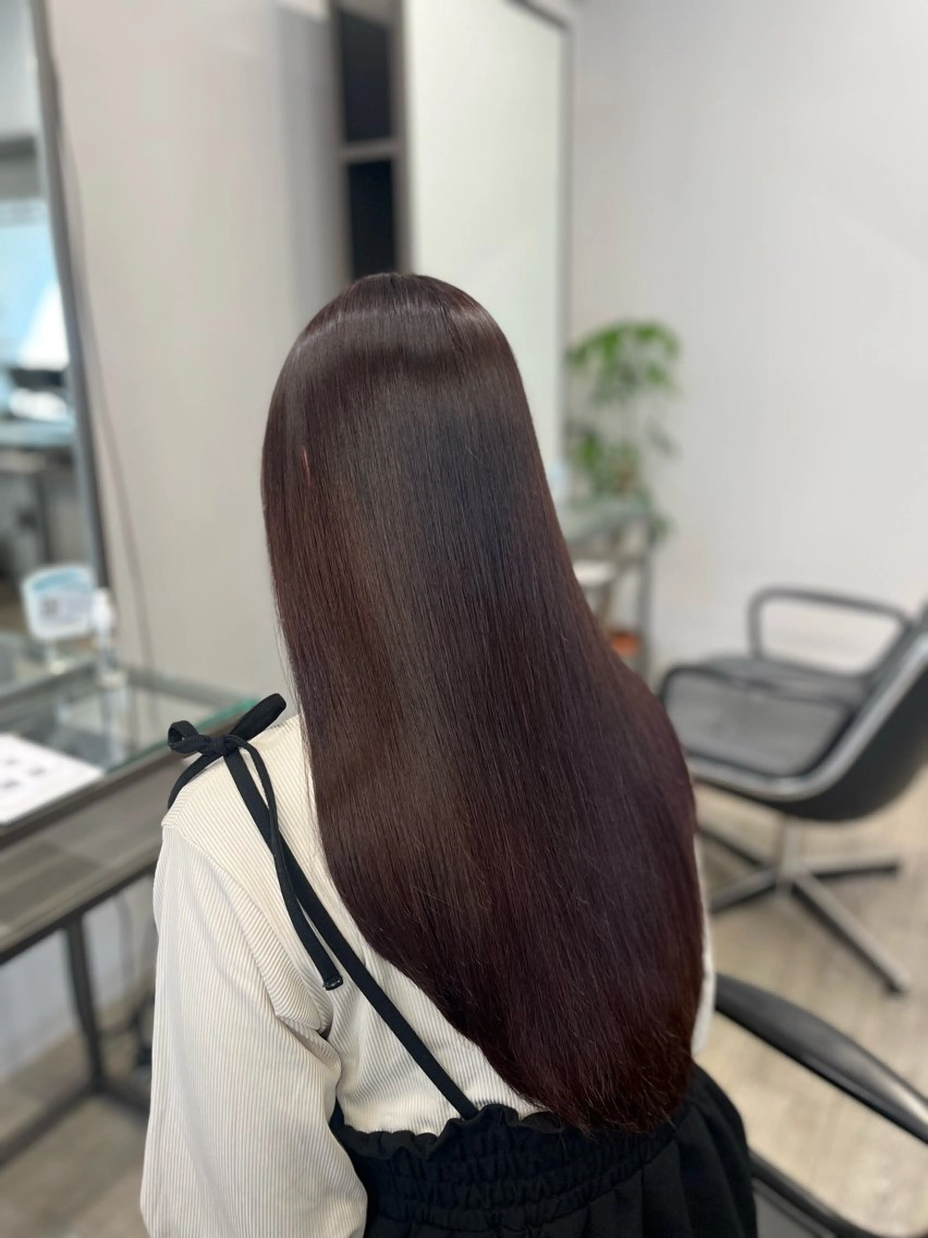 ロング カラー ブラウンカラー ピンクカラー ピンクブラウン 髪質改善 韓国風ヘア ヘアカラー トリートメント JIN/暖色カラー /髪質改善/艶髪のヘアスタイル