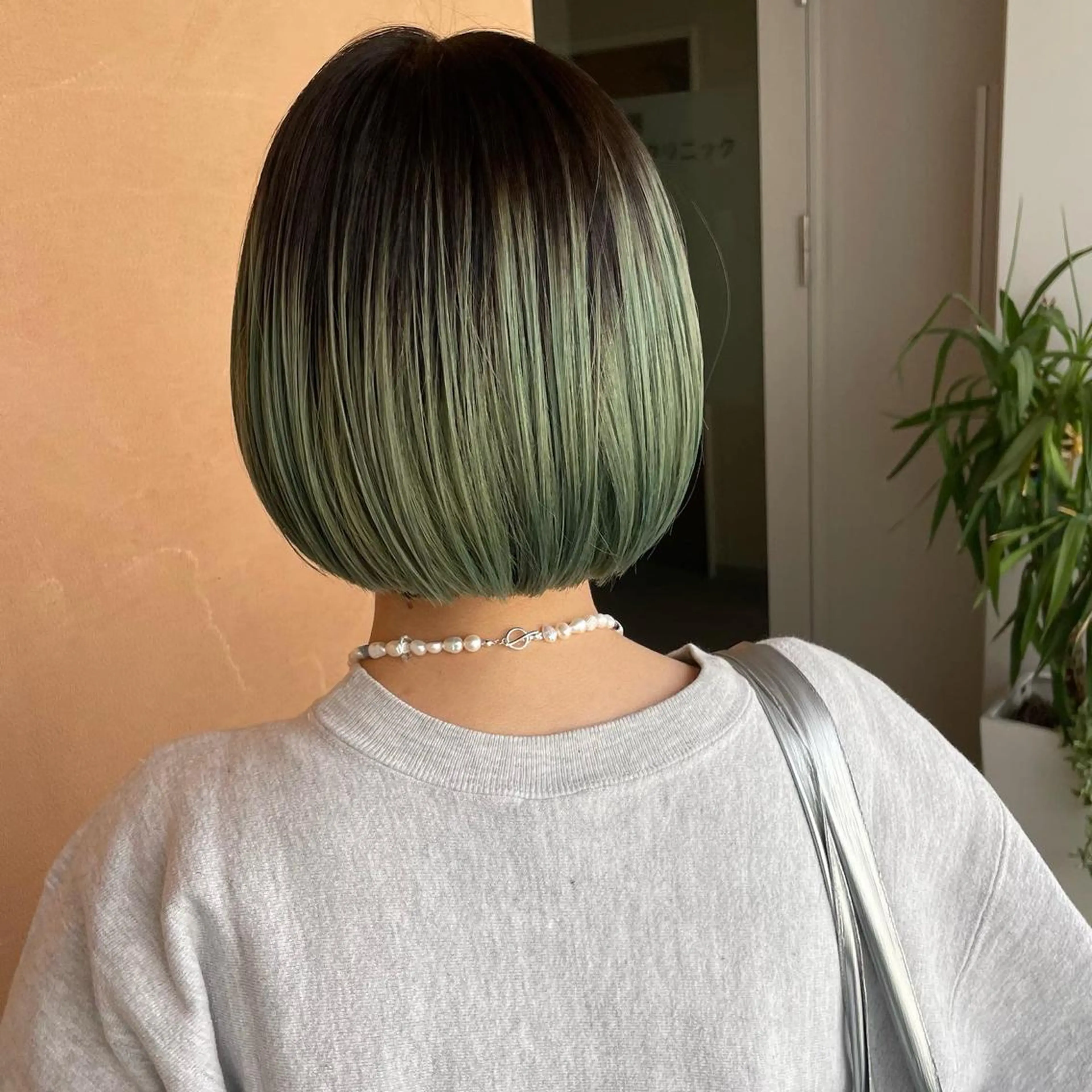 ショート カラー Lull1人美容室 バレイヤージュのヘアスタイル