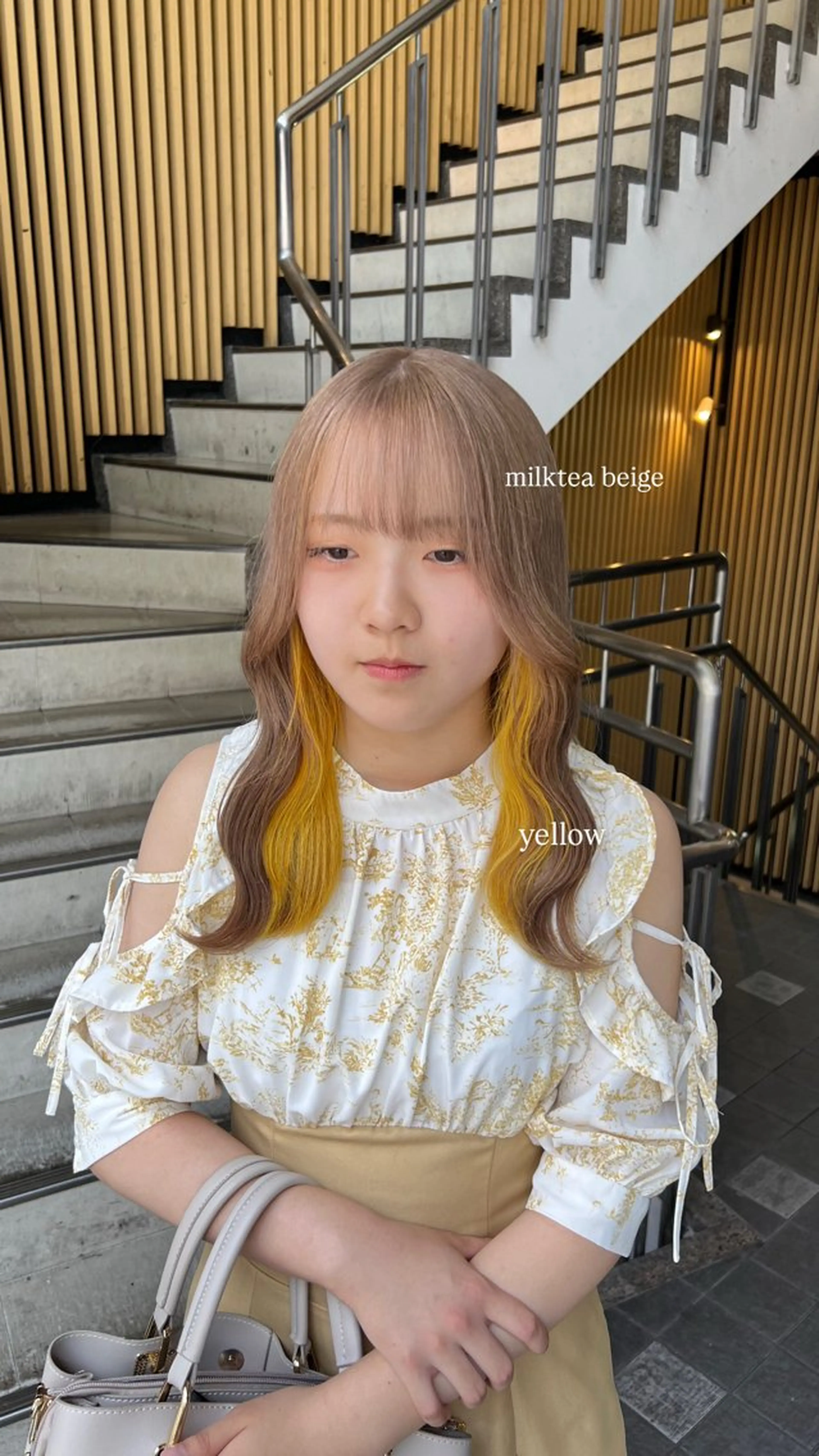 セミロング カラー 🩷  ayaka 🩷のヘアスタイル